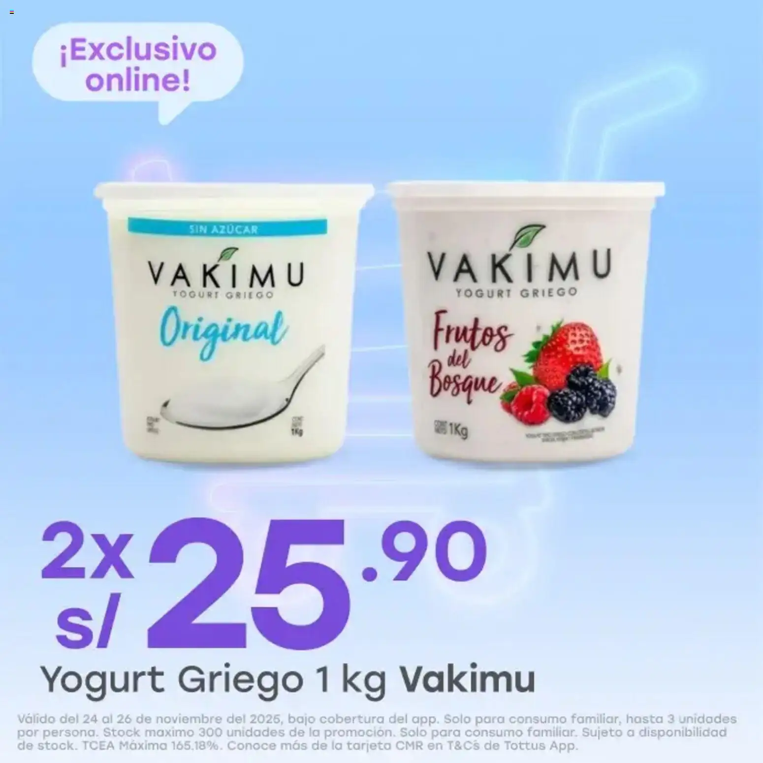 Catálogo Tottus válido desde 24.11.2025 | Página: 8 | Productos: Yogurt