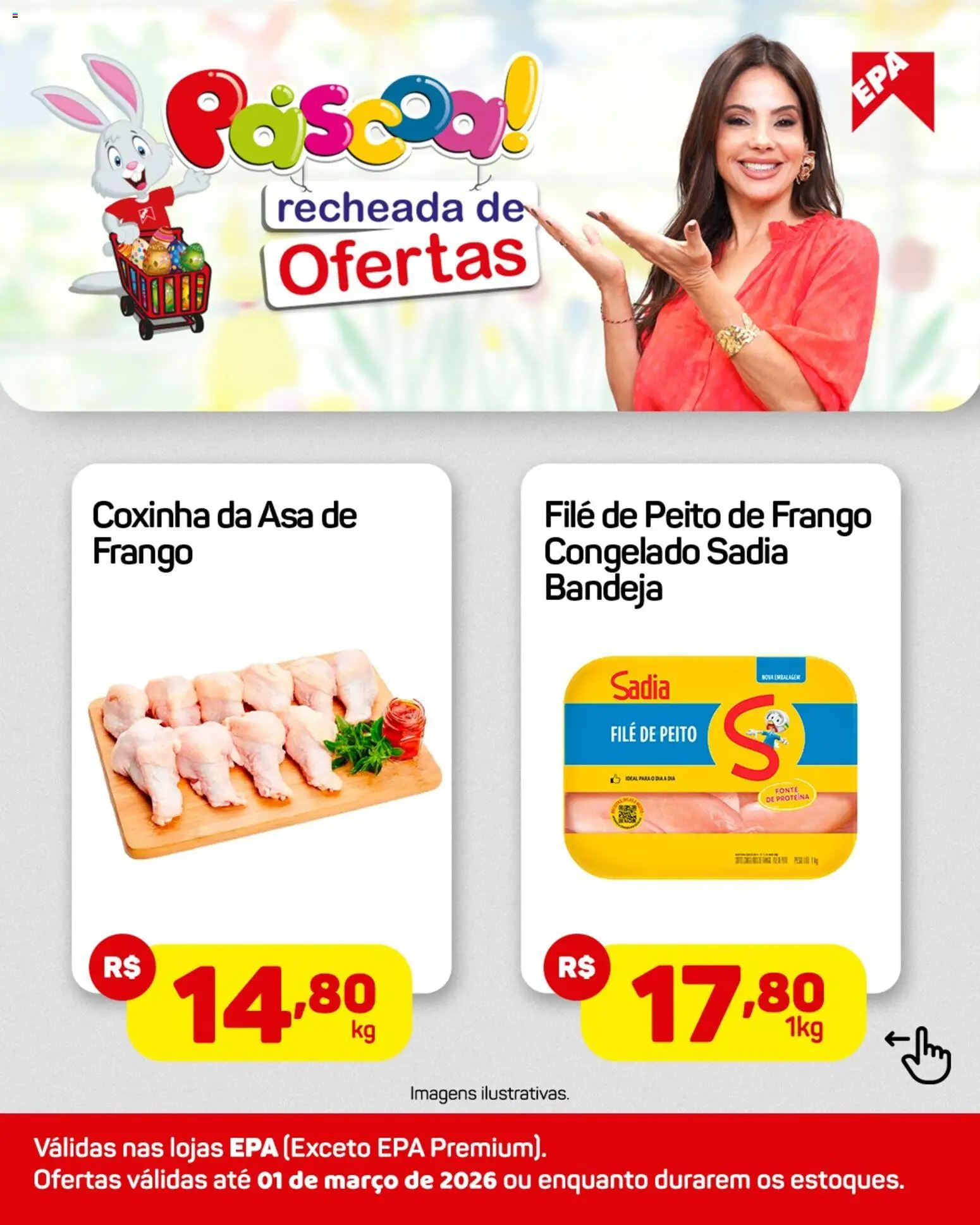 EPA Folheto - válido de 23.02.2026 | Página: 1 | Produtos: Bandeja, Frango, Peito de frango