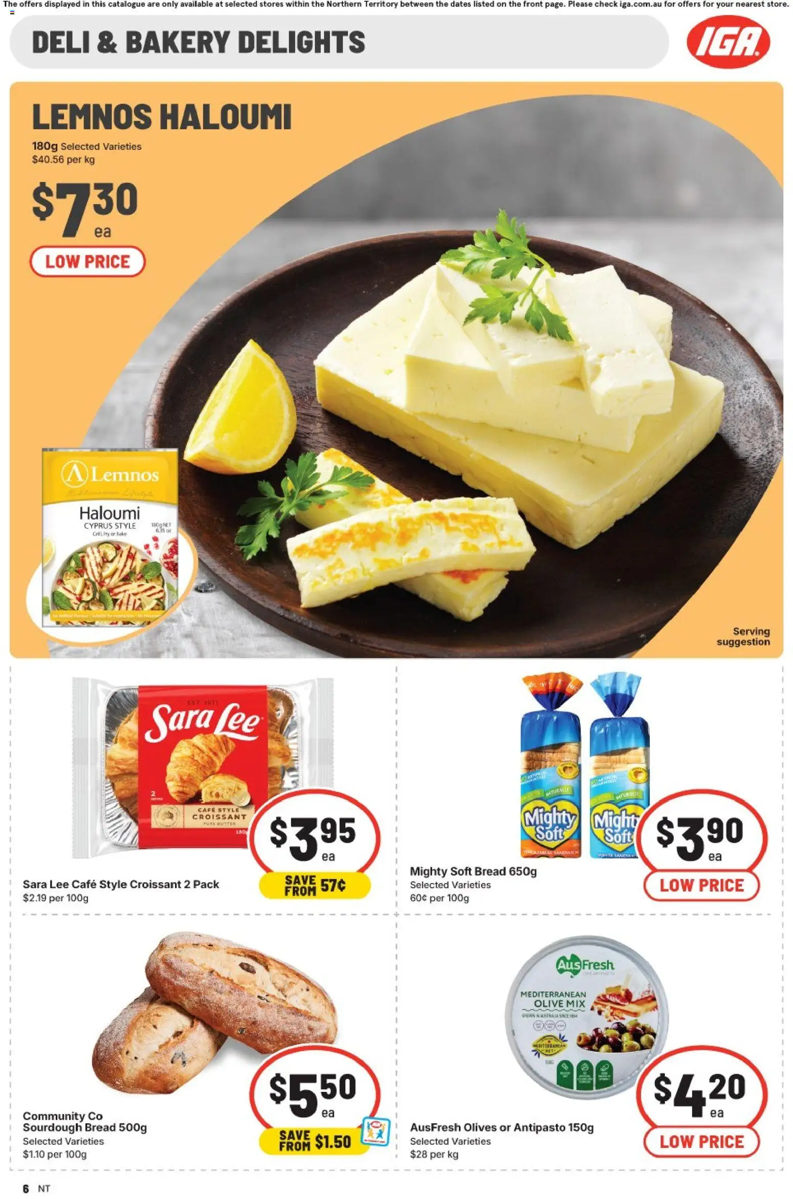IGA catalogue - valid from 31.12.2025 | Page: 6 | Products: Lettuce, Mushrooms, Cucumbers, Grapes