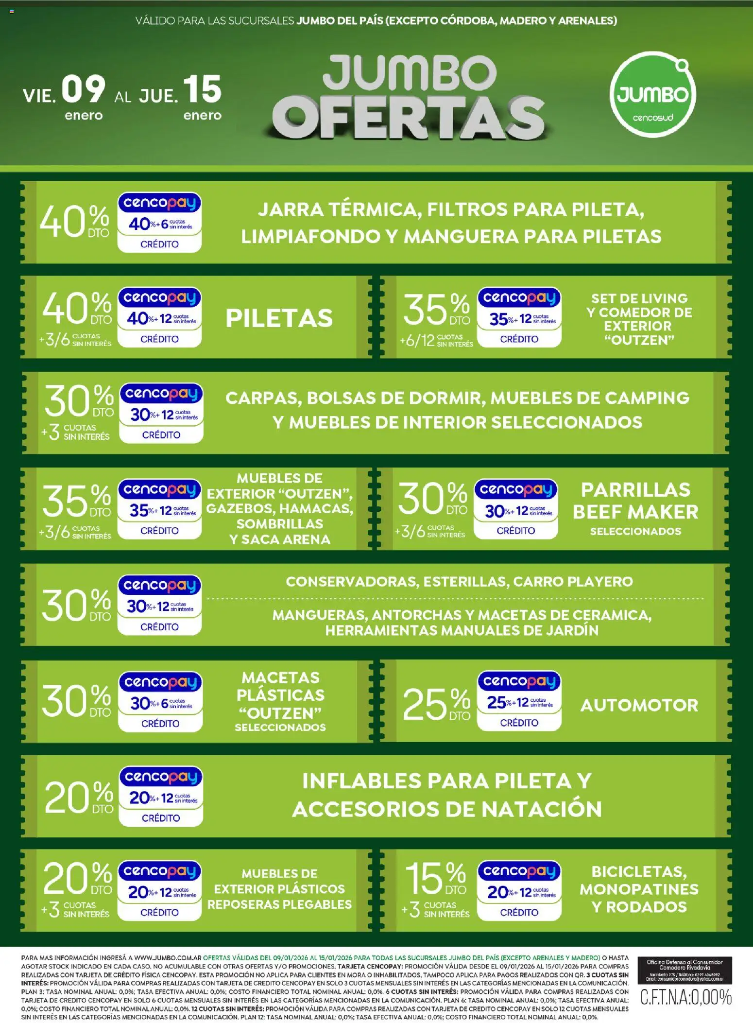 Jumbo - Ofertas | Electro y Hogar │ válido desde el 09.01.2026 | Página: 3 | Productos: Jarra, Manguera, Pileta