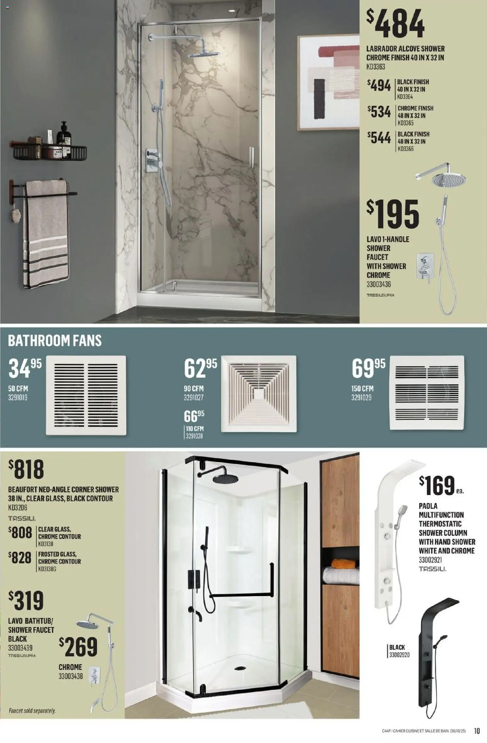 Canac flyer valid from 30.10.2025 | Page: 10 | Products: Shower