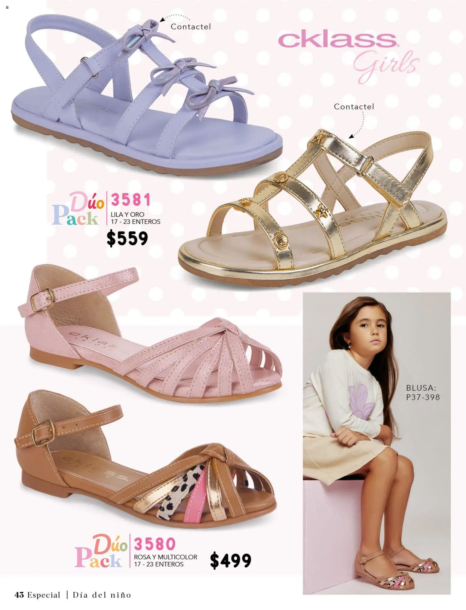 Nuevas ofertas de Cklass válidas en toda la República Mexicana desde el 26.03.2026. ¡Encuentra las mejores ofertas en Cklass catálogo Especial Día del Niño! | Página: 95 | Productos: Blusa