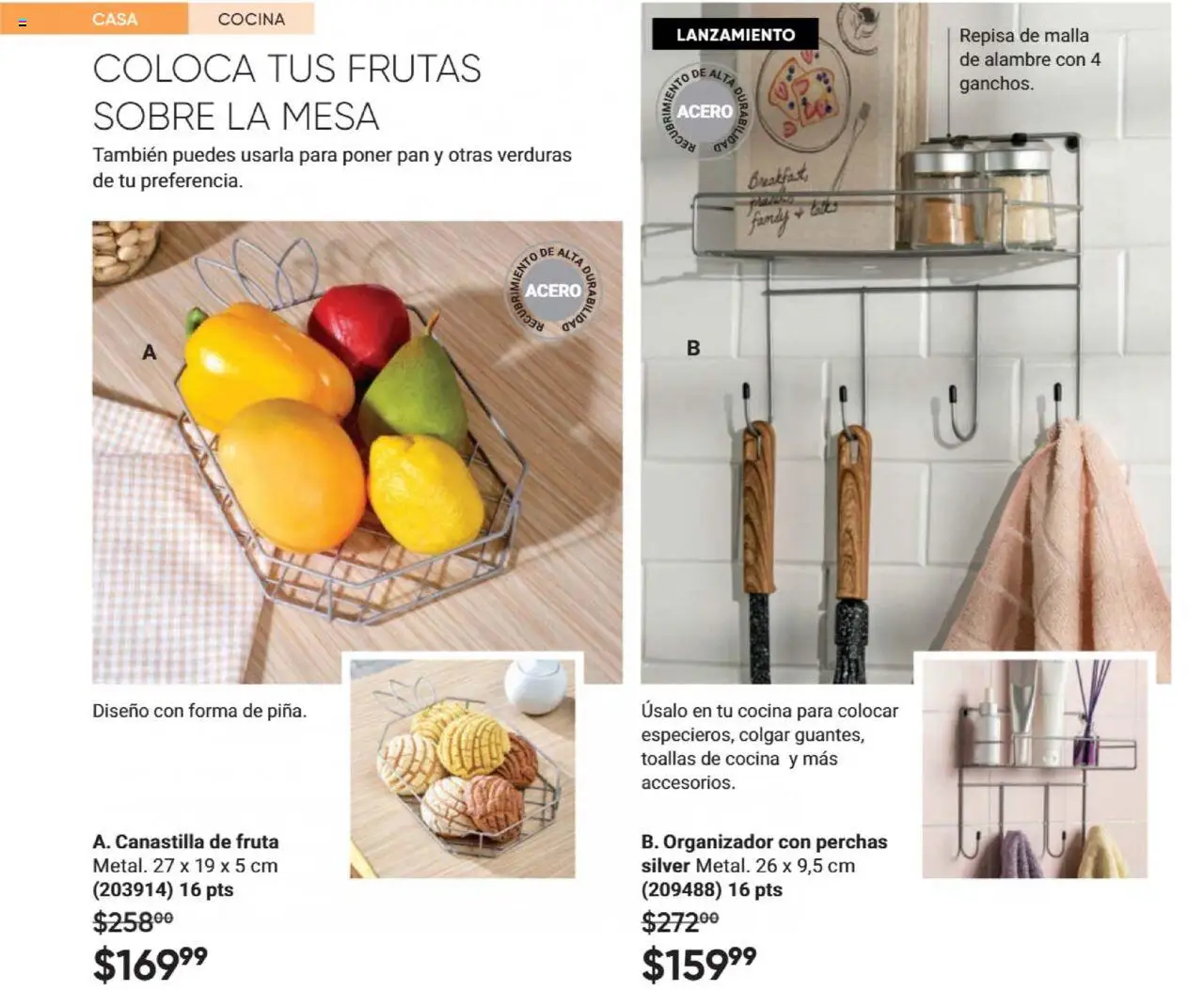 Nuevas ofertas de AVON válidas en toda la República Mexicana desde el 09.10.2025. ¡Encuentra las mejores ofertas en AVON - Casa & Estilo 16 2025! | Página: 86 | Productos: Repisa, Pan, Organizador, Toallas
