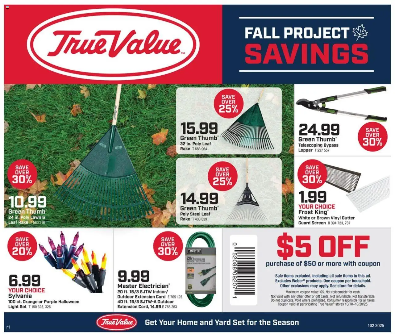 True Value Ad - valid from 10.10.2025 | Page: 1 | Products: Rake