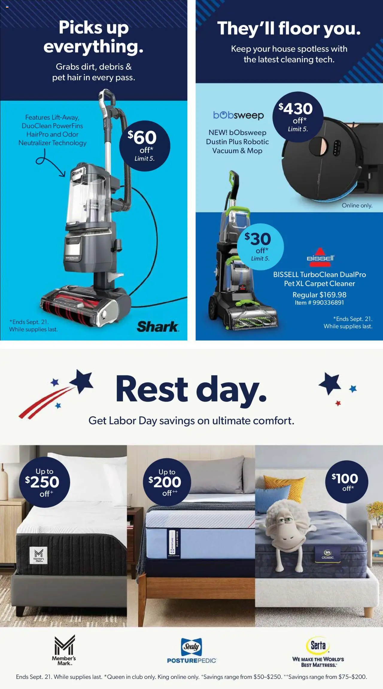 Sam's Club Instant Savings Book September - valid from 27.08.2025 | Page: 16 | Products: Vacuum, Carpet