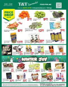 Preview of T&T Supermarket flyer - BC from shop T&T Supermarket valid from 21.11.2025