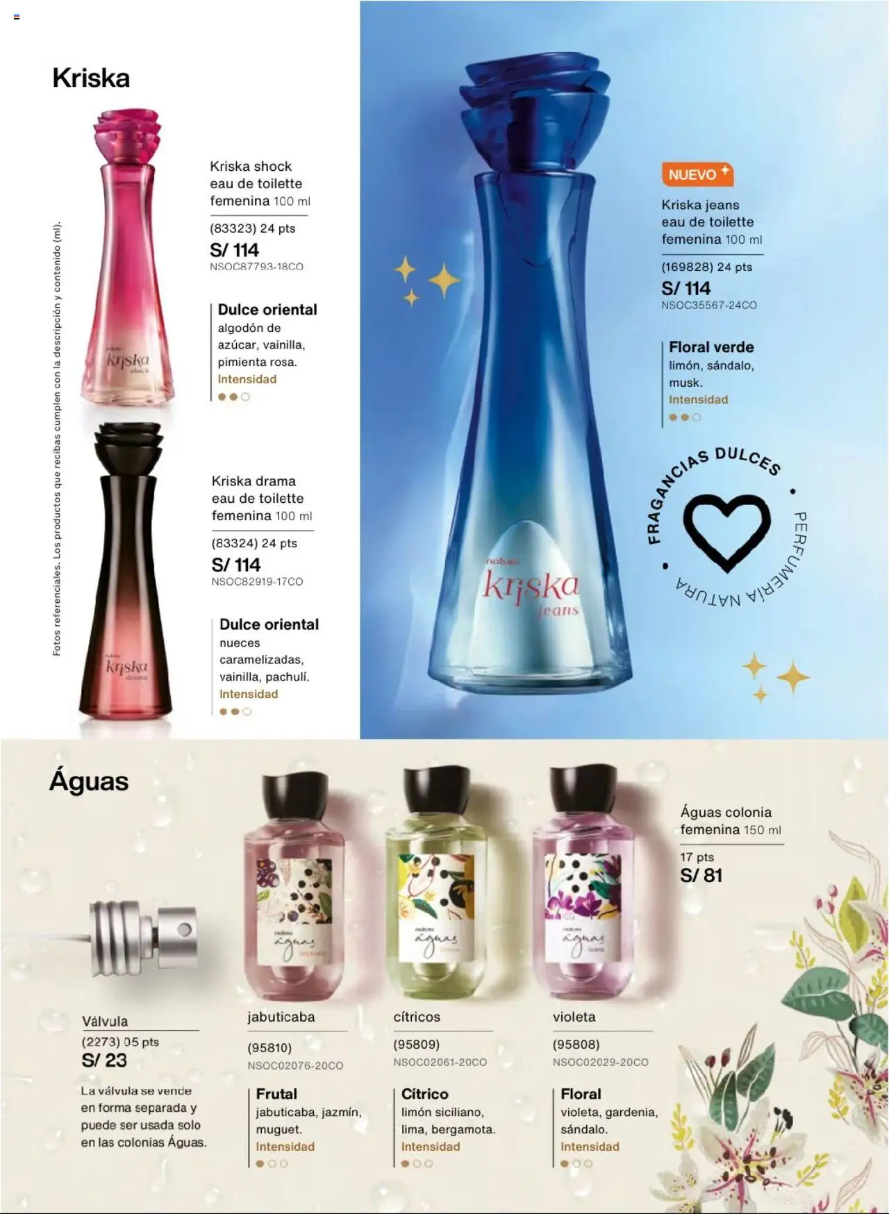 Catálogo Natura válido desde 03.10.2025 | Página: 68 | Productos: Nueces, Jeans, EAU de Toilette