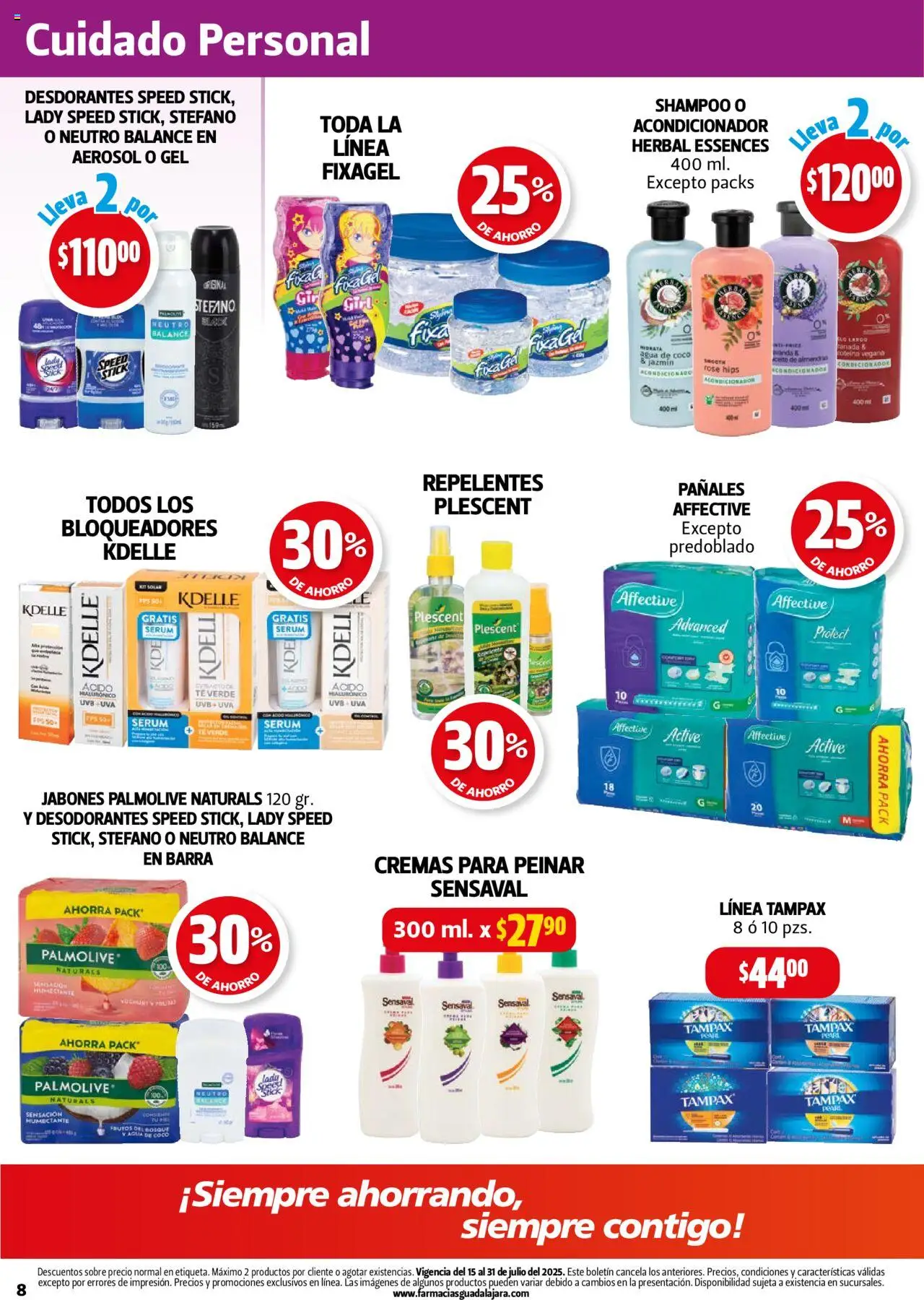 Nuevas ofertas de Farmacia Guadalajara válidas en toda la República Mexicana desde el 15.07.2025. ¡Encuentra las mejores ofertas en Farmacia Guadalajara - Catálogo! | Página: 8 | Productos: Serum, Aceite, Uva, Té