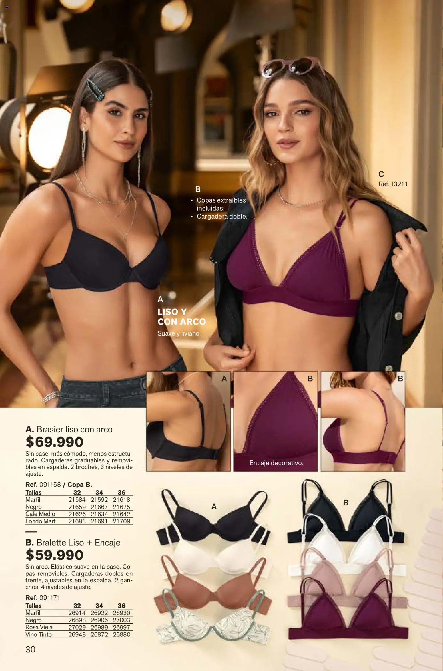 Leonisa revista - valida desde el 07.12.2025 | Página: 30 | Productos: Brazo de reina, Brasier, Café, Vino