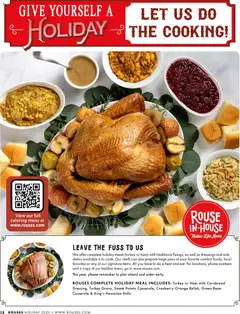 Preview of Rouses weekly ads valid from 20.11.2025 | Page: 14 | Products: Ham, Phone