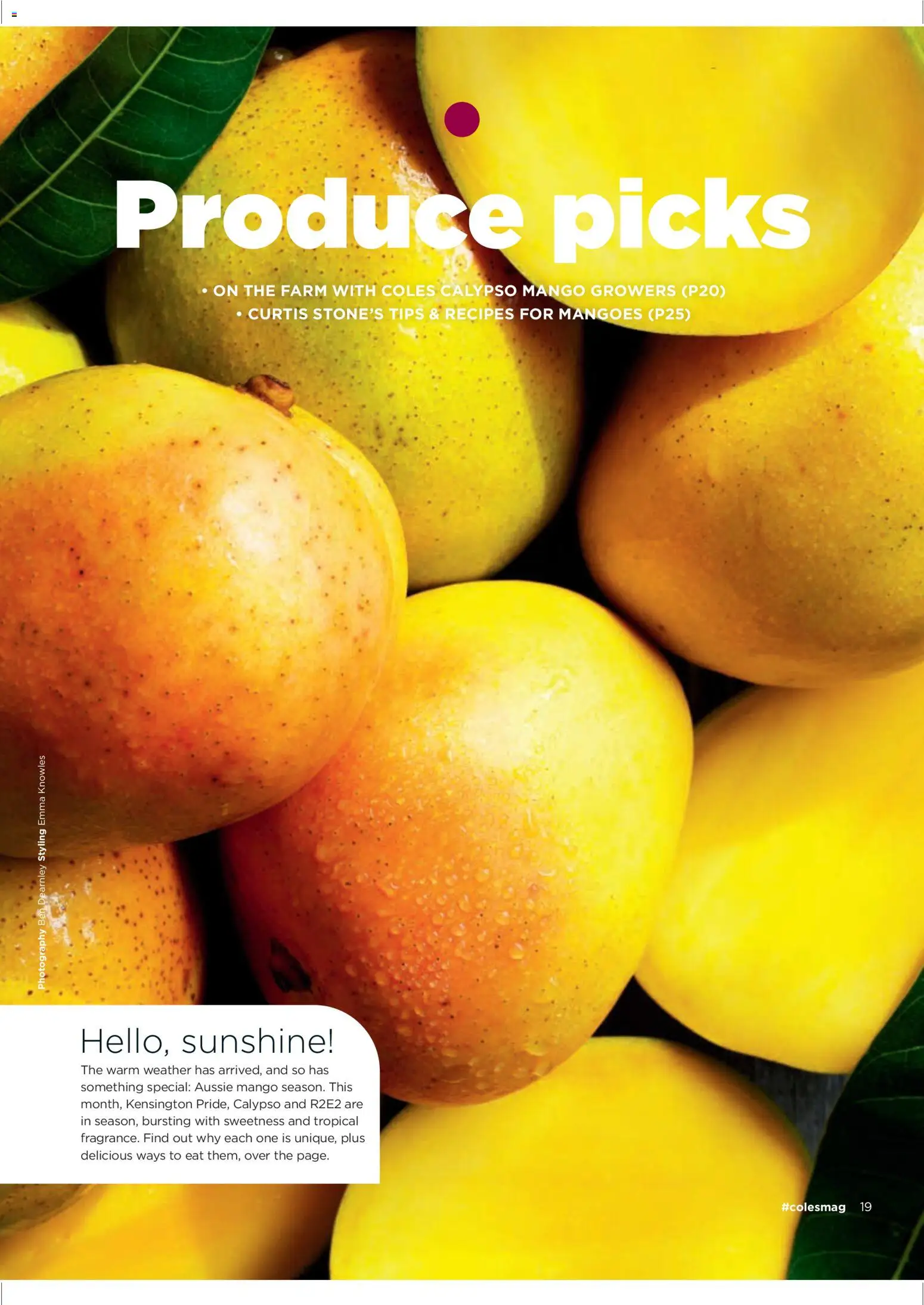 Coles catalogue - valid from 06.11.2025 | Page: 19 | Products: Mango