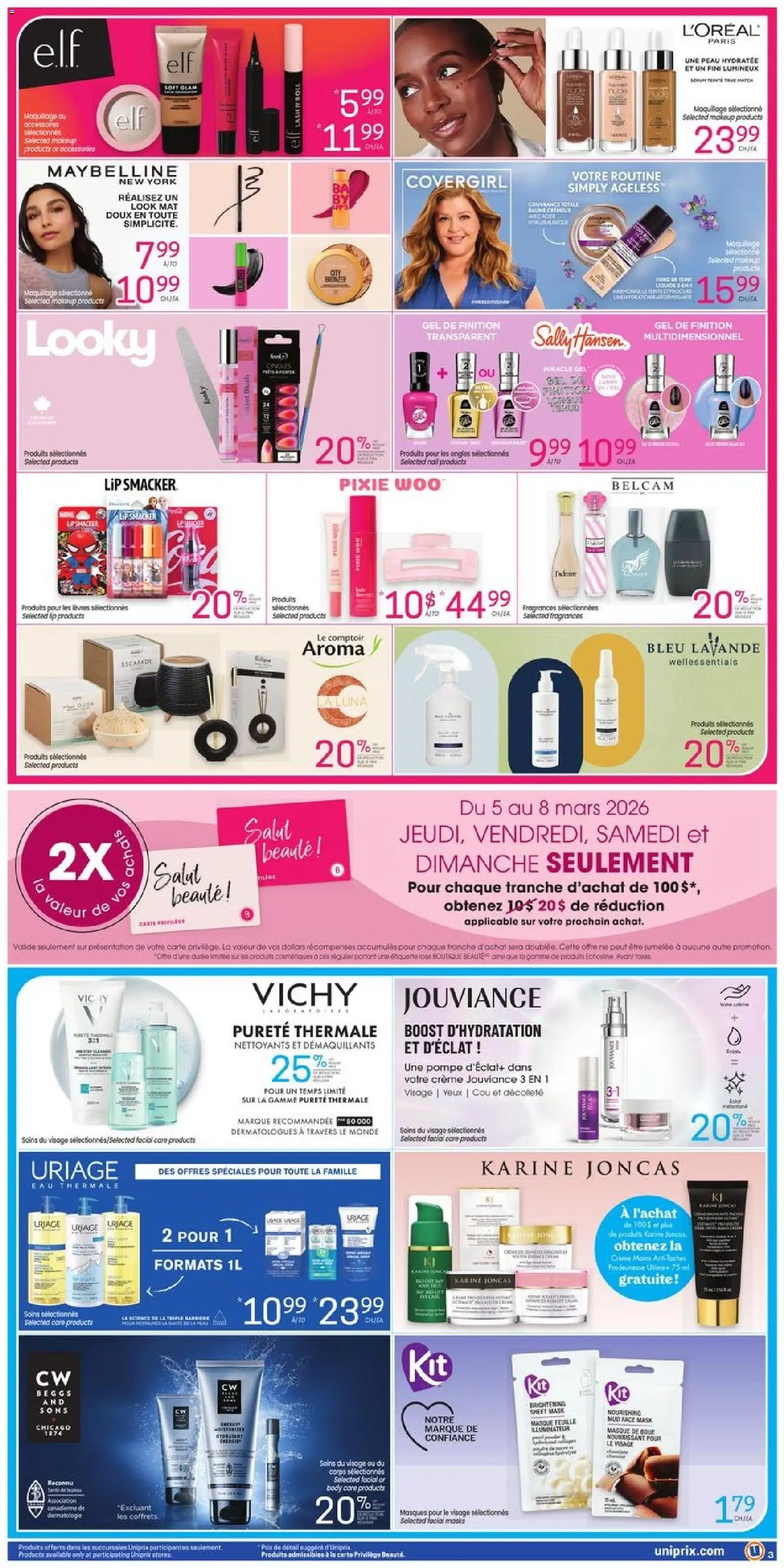 Uniprix flyer valid from 05.03.2026 | Page: 4 | Products: Mask, Face mask