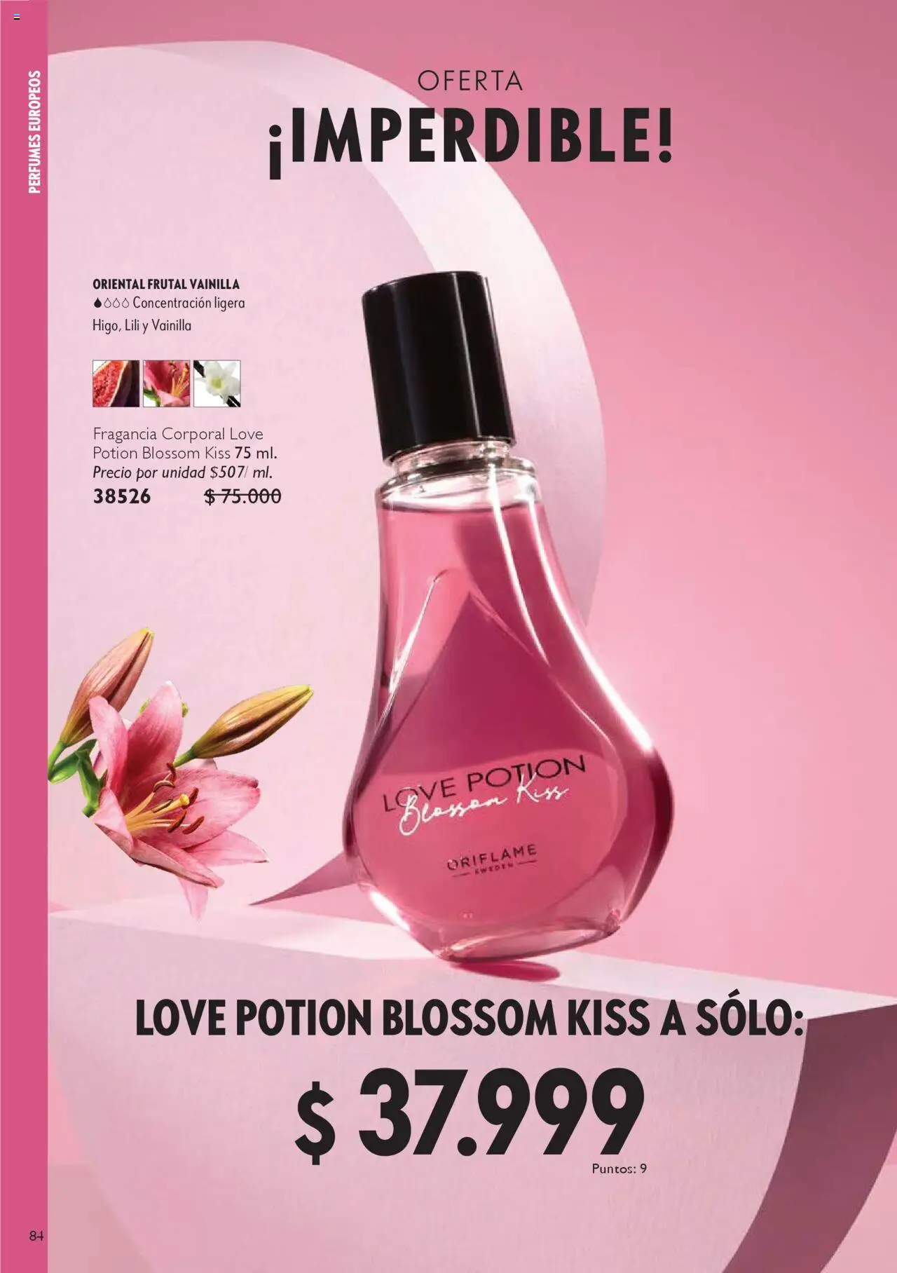 Oriflame revista - valida desde el 04.10.2025 | Página: 84 | Productos: Fragancia