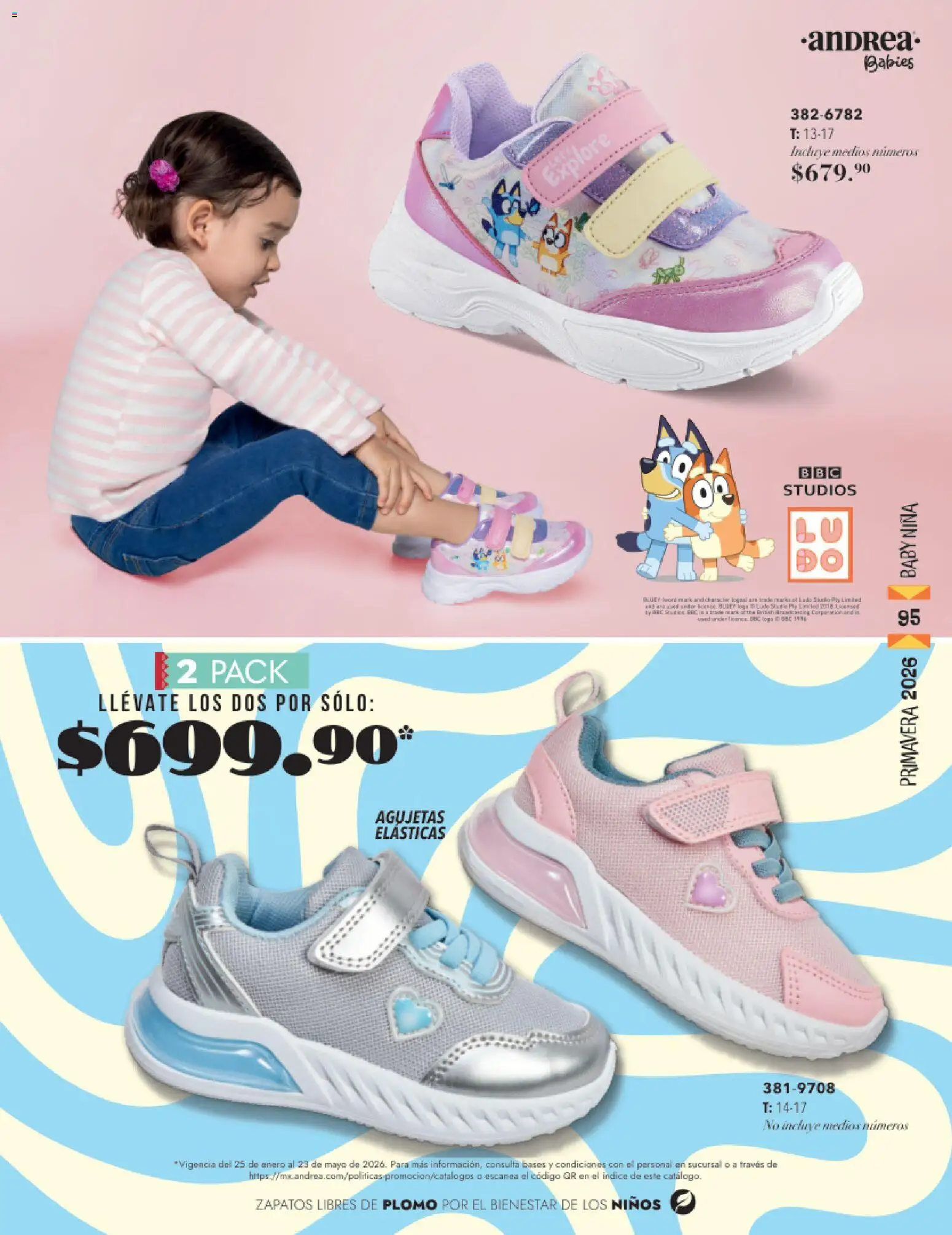 Nuevas ofertas de Andrea válidas en toda la República Mexicana desde el 25.01.2026. ¡Encuentra las mejores ofertas en Andrea catálogo Infantil Baby ! | Página: 19