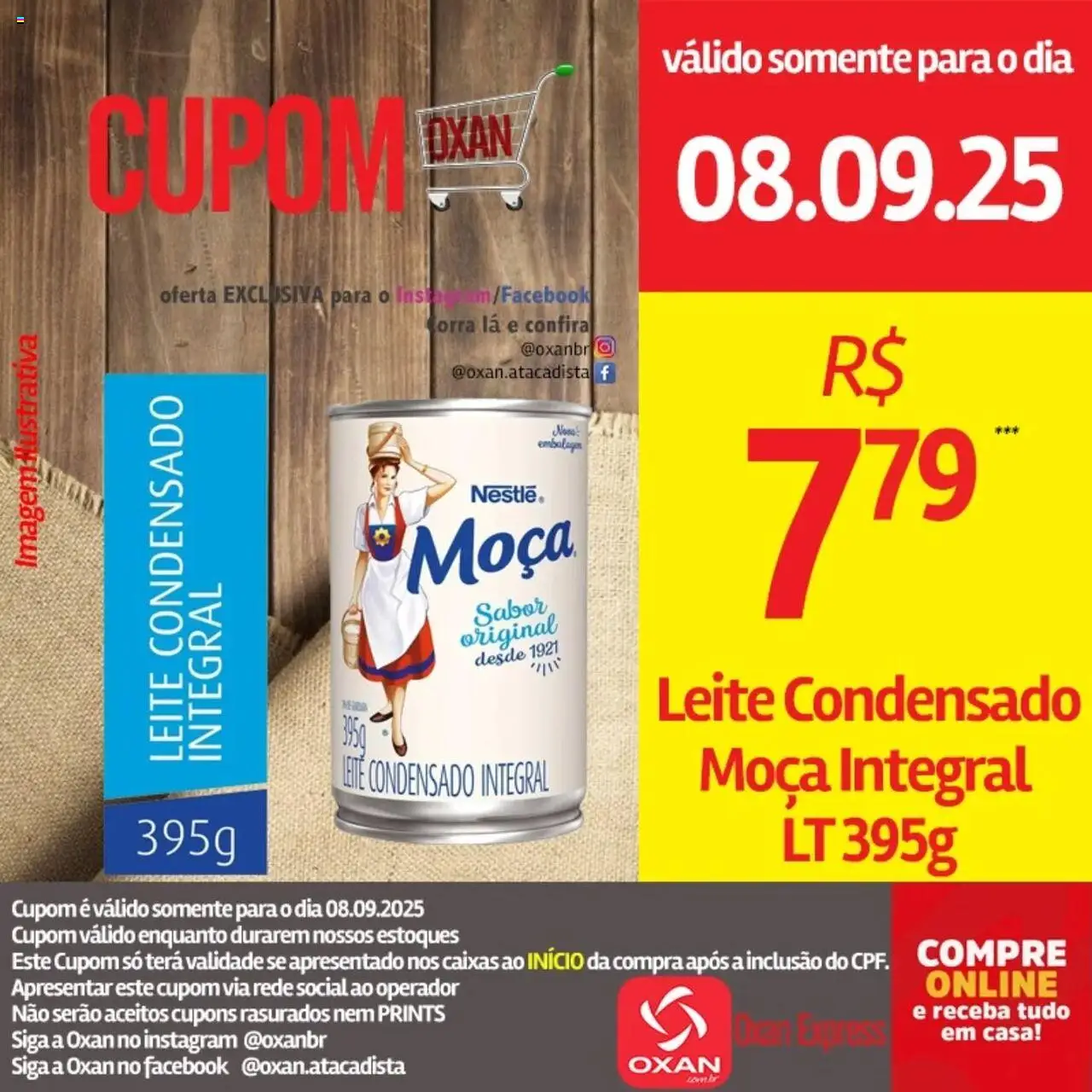 Oxan Atacadista Folheto - válido de 08.09.2025 | Página: 14 | Produtos: Leite, Leite condensado