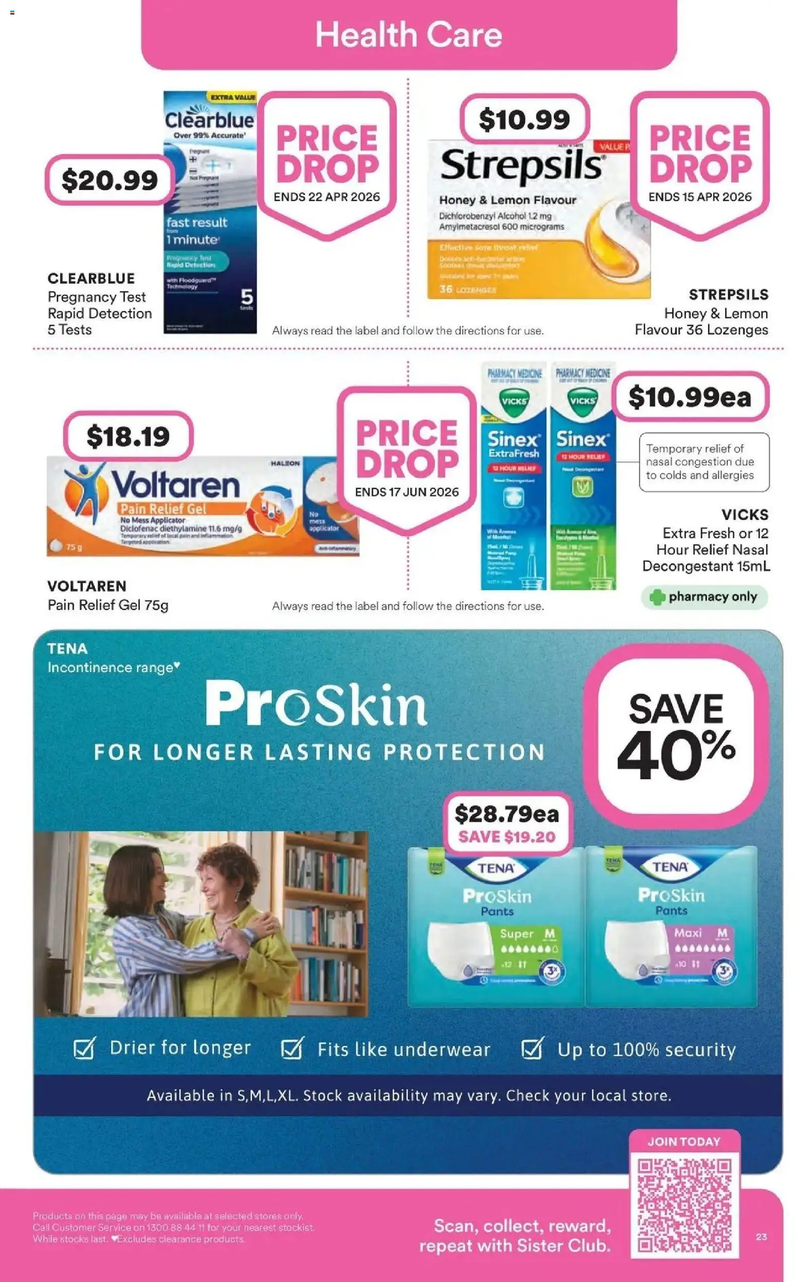 Priceline Pharmacy catalogue - valid from 26.03.2026 | Page: 23 | Products: Honey, Pants, Underwear, Lemon