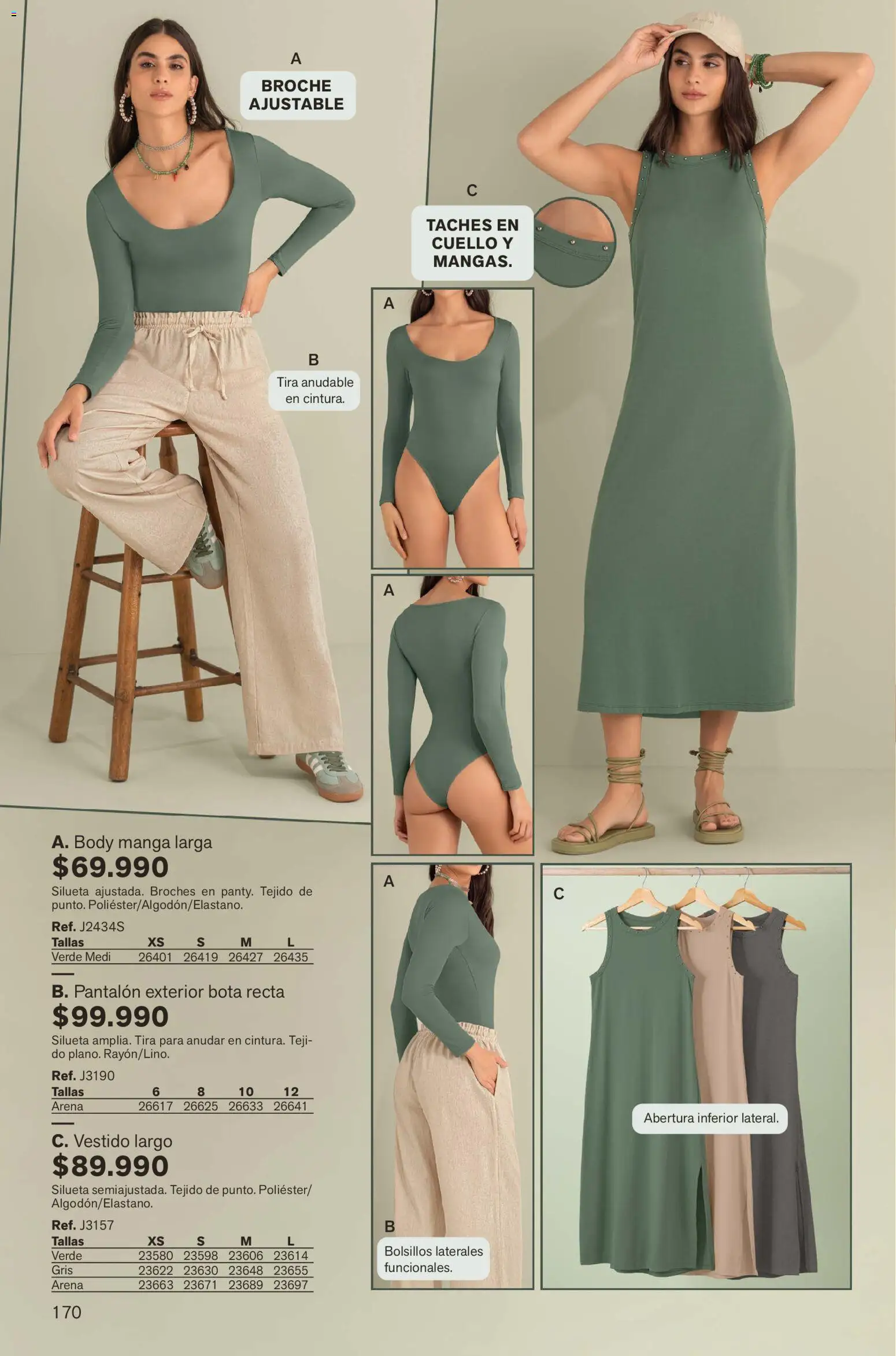 Leonisa revista - valida desde el 01.02.2026 | Página: 170 | Productos: Body, Vestido, Cuello