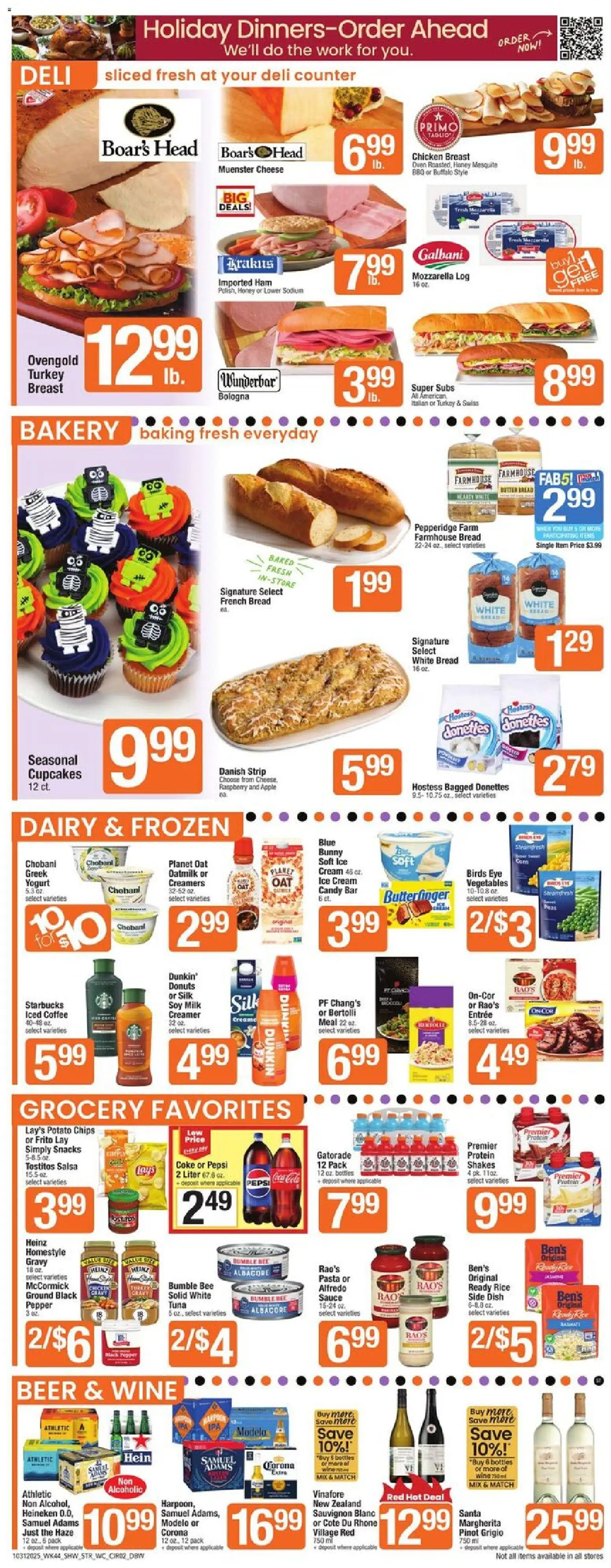 Star Market Weekly Ad - MA - valid from 31.10.2025 | Page: 2 | Products: Wc, Ham, Rice, Sauce