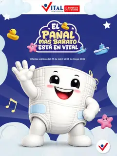 Vista previa Vital - Especial de pañales válido desde el 27.04.2026