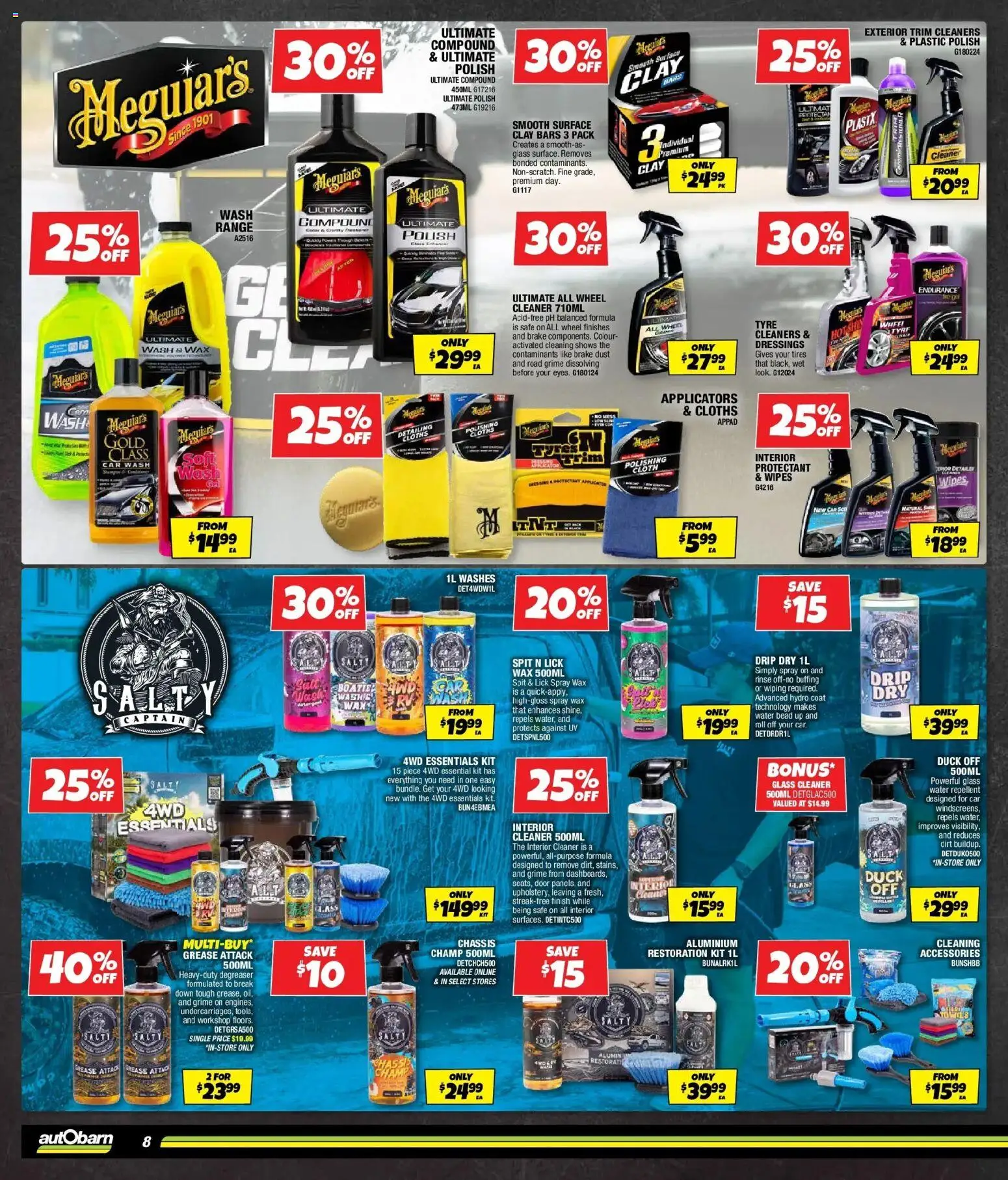 Autobarn catalogue - valid from 22.10.2025 | Page: 8 | Products: Duck, Water, Clay, Safe