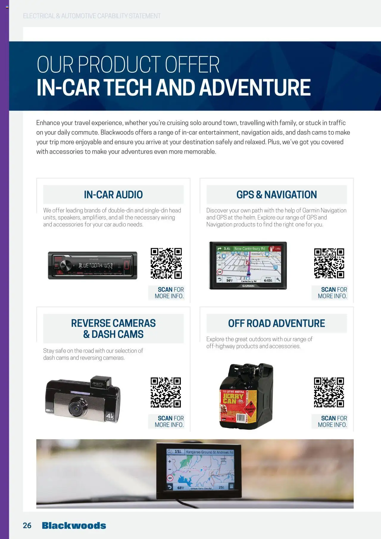 Black Woods catalogue - valid from 08.08.2023 | Page: 26 | Products: Accessories, Audio Visual, Navigation, Chest of drawers