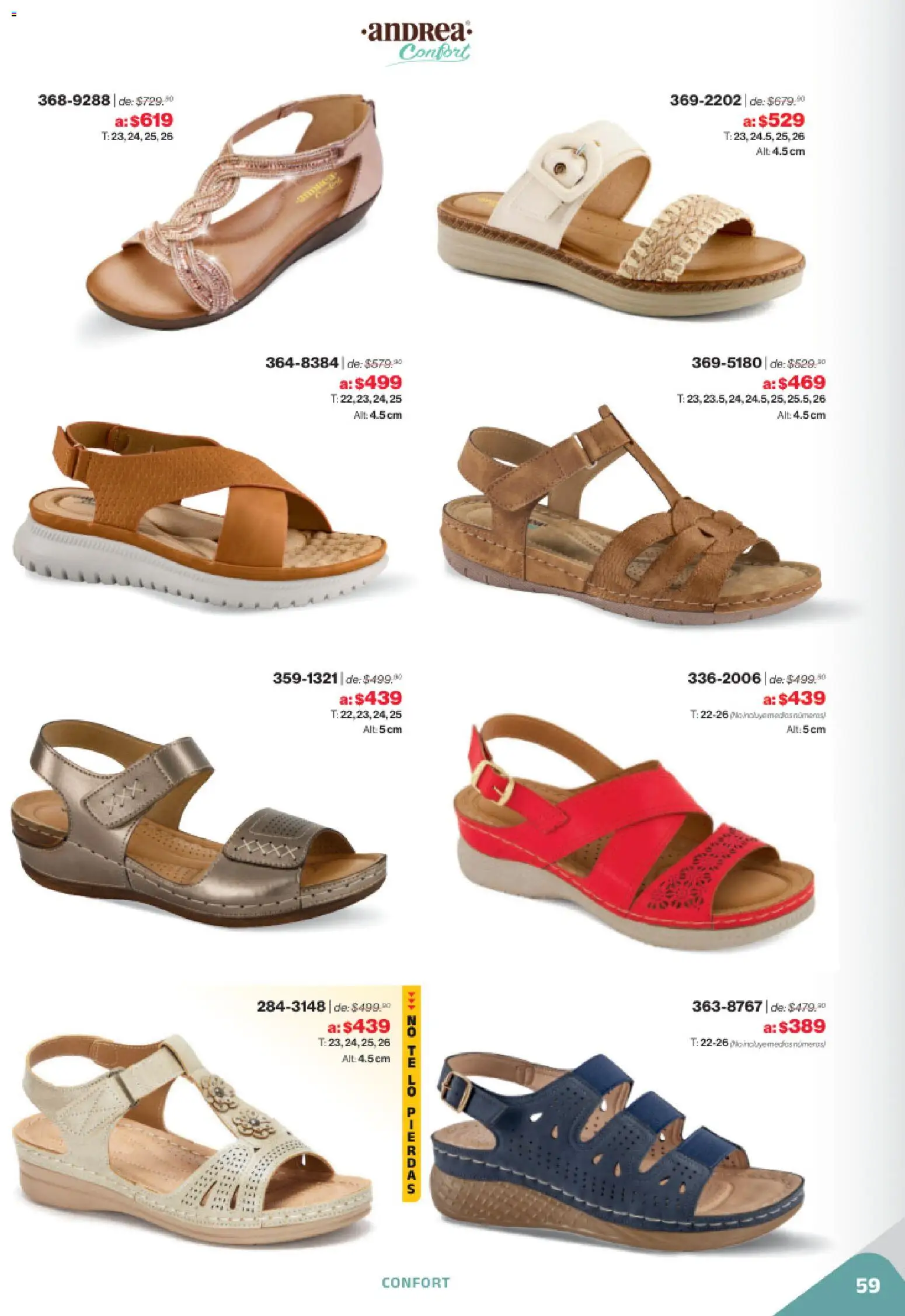 Nuevas ofertas de Andrea válidas en toda la República Mexicana desde el 02.11.2025. ¡Encuentra las mejores ofertas en Andrea catálogo Outlet! | Página: 59