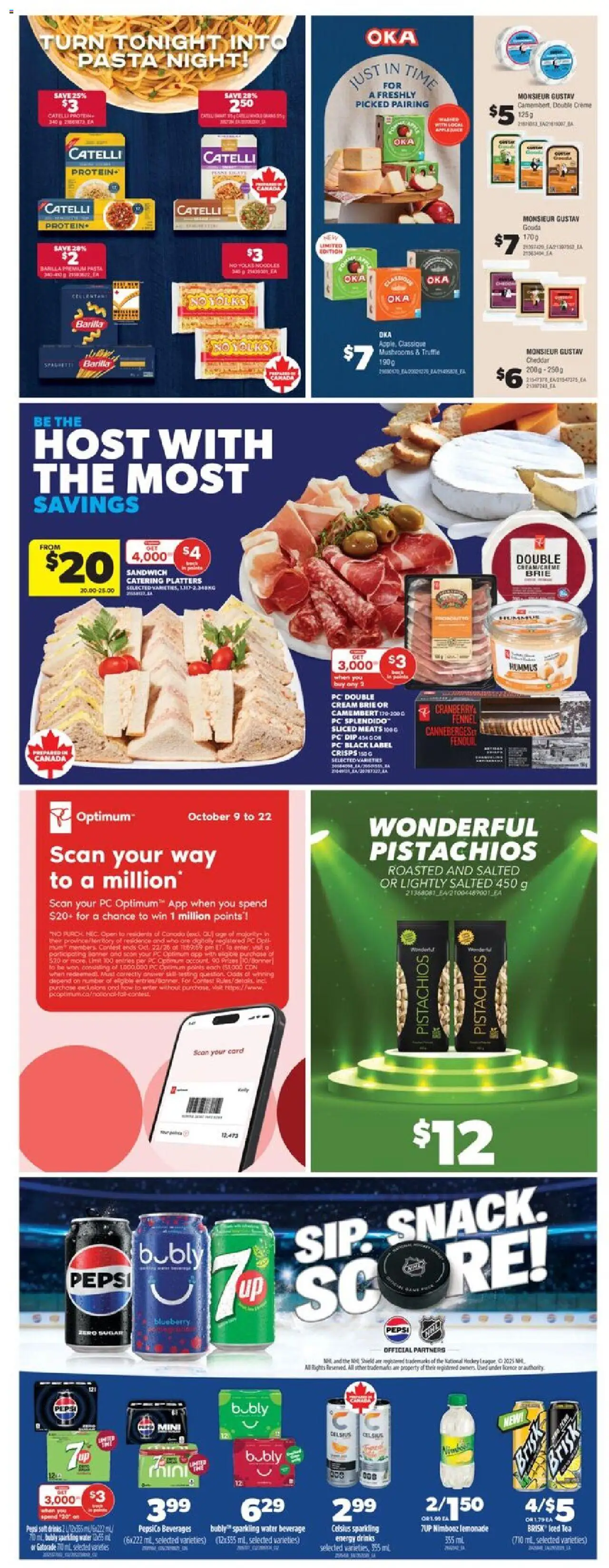 Real Canadian Superstore flyer valid from 09.10.2025 | Page: 35 | Products: Tea, Pasta, Cream, PC