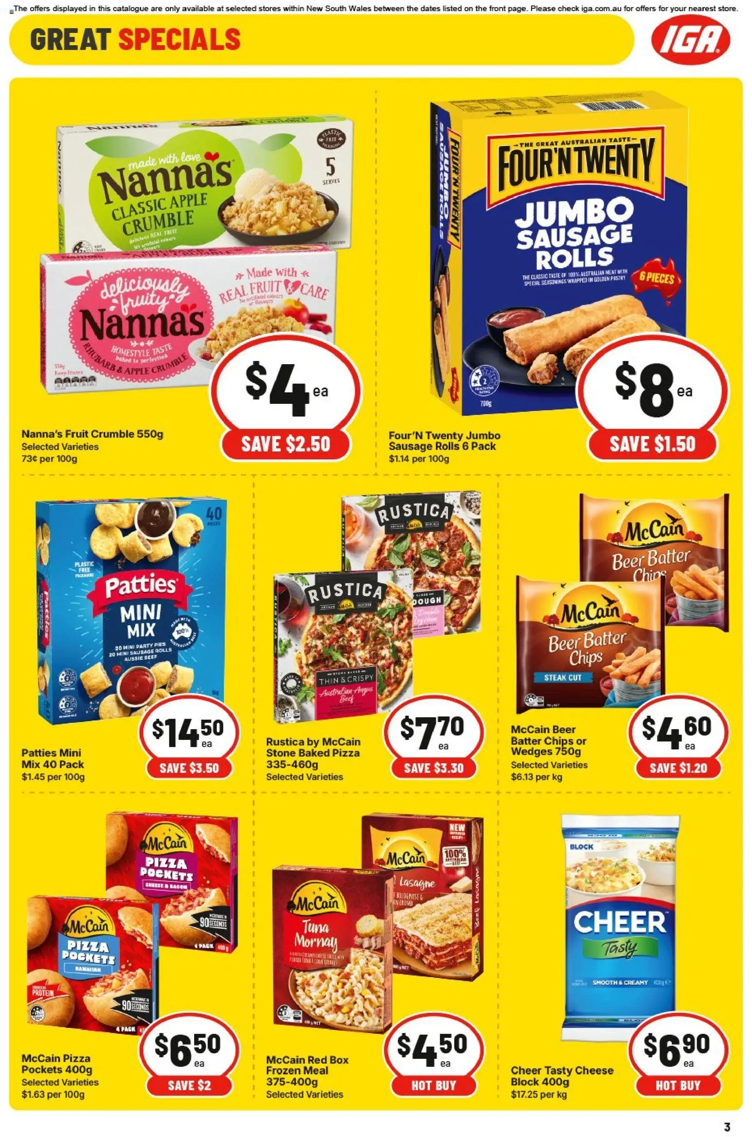 IGA catalogue - valid from 04.03.2026 | Page: 6 | Products: Apples, Water, Lime, Up & go