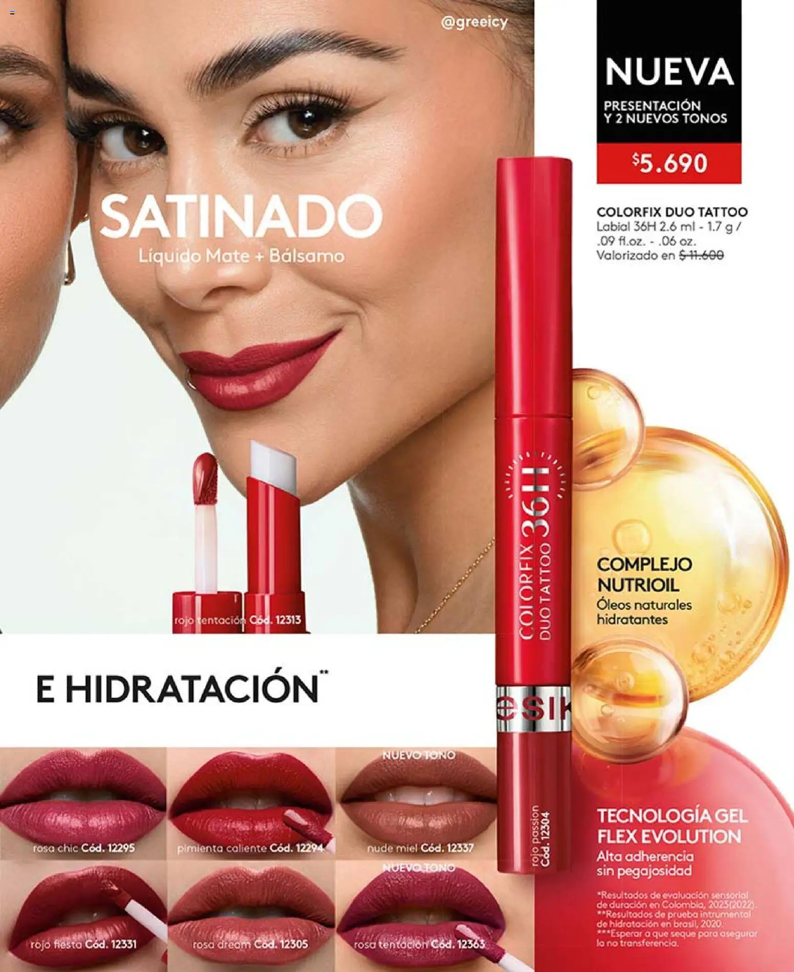 Catálogo Ésika Campaña 5 │ válido desde el 01.03.2026 | Página: 147 | Productos: Pimienta, Bálsamo, Mate, Labial