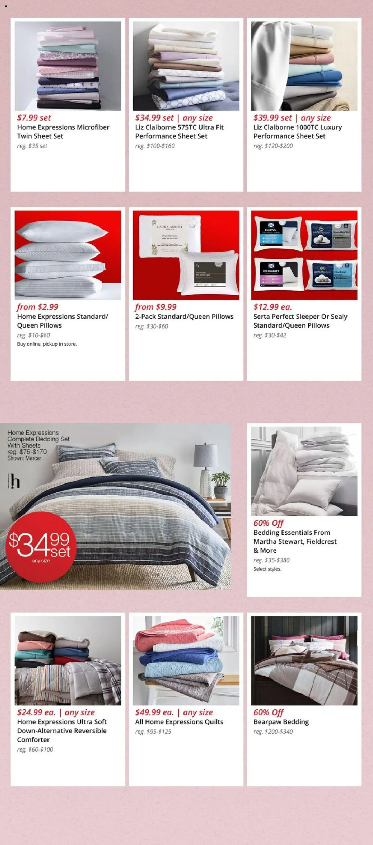 JCPenney Black Friday Home Deals - valid from 07.11.2025 | Page: 4 | Products: Comforter, Sheet