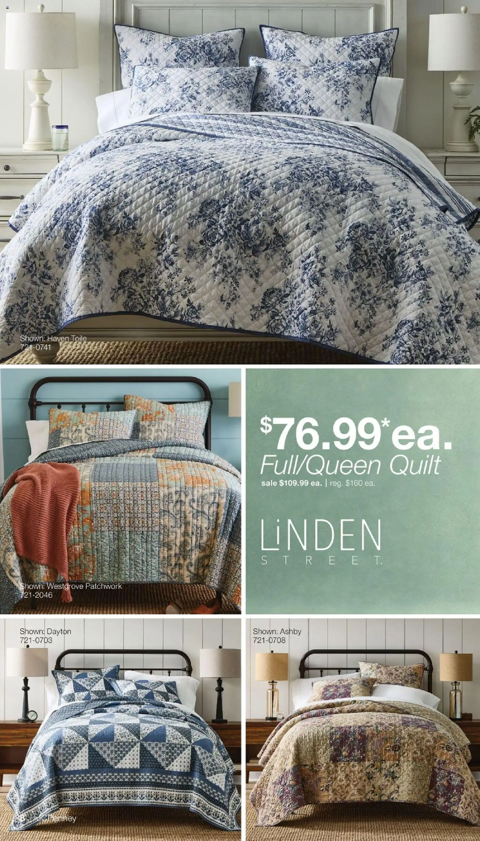 JCPenney Our Biggest Home Sale of the Season - valid from 23.03.2026 | Page: 7 | Products: Quilt