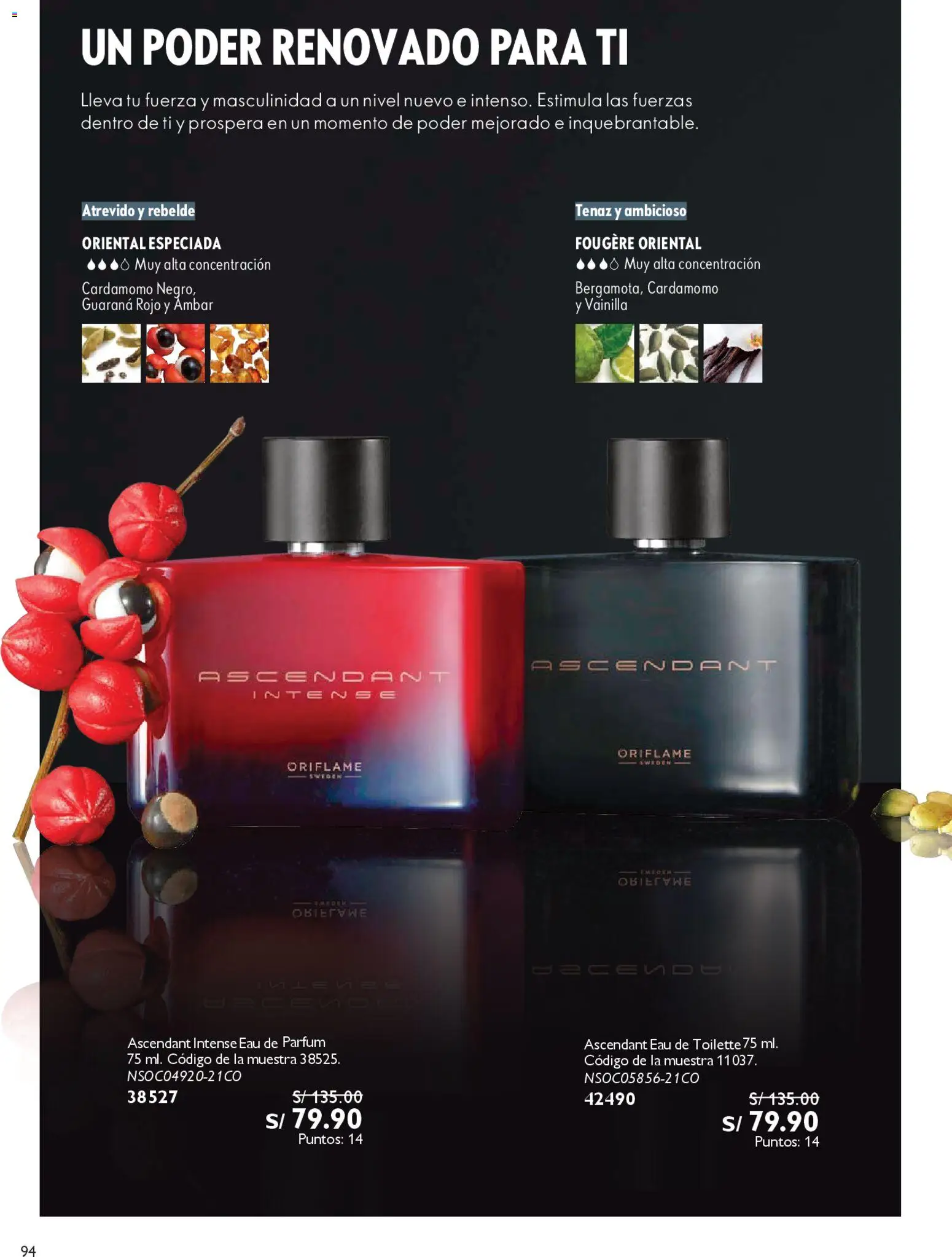 Catálogo Oriflame válido desde 27.12.2025 | Página: 94 | Productos: EAU de Toilette