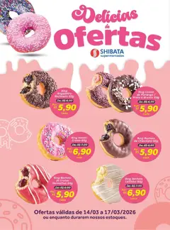 Shibata ofertas Delícias - Pré-Visualização do folheto da loja Shibata, válido de 14.03.2026