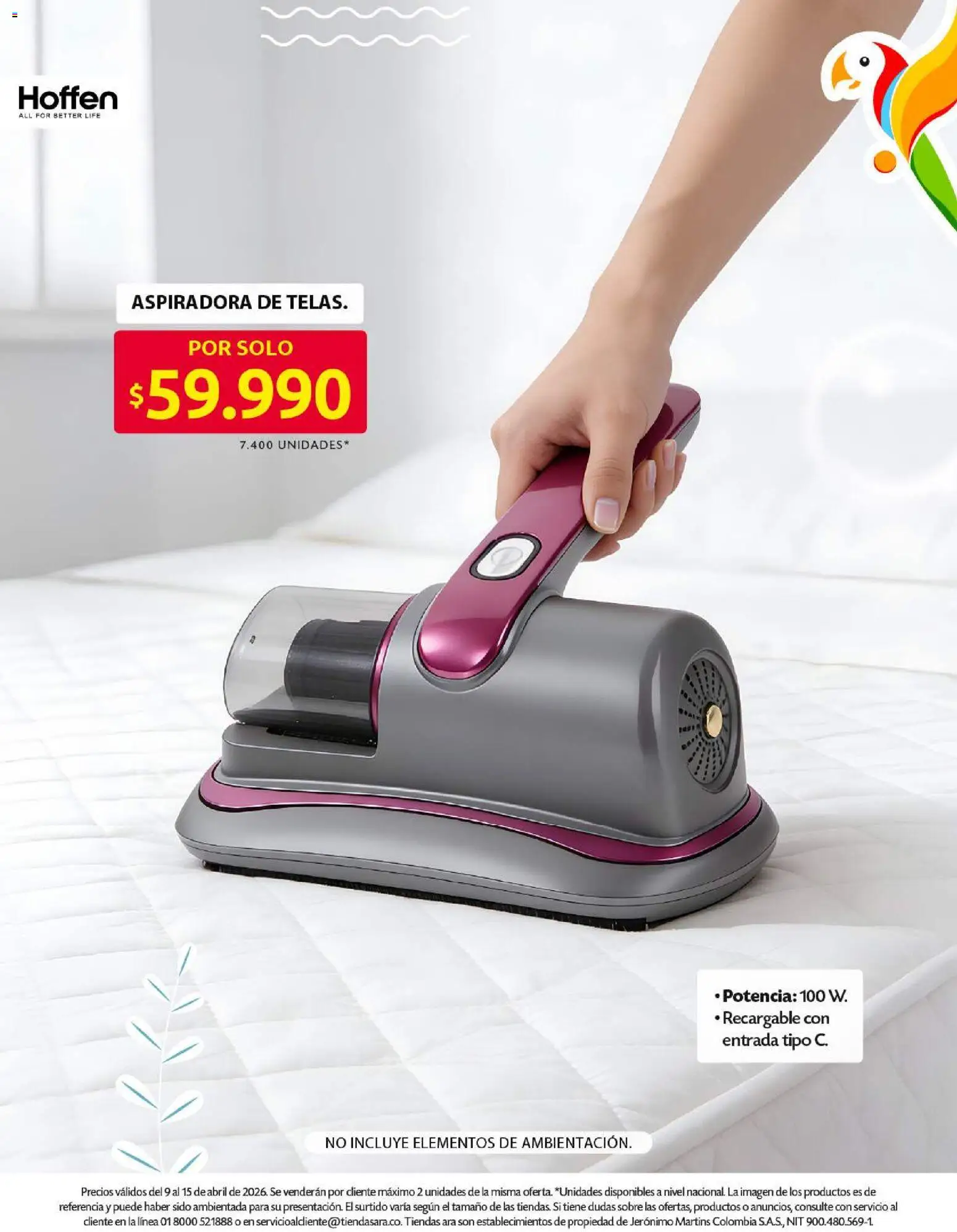 Ara revista - valida desde el 09.04.2026 | Página: 21 | Productos: Aspiradora, Sobre