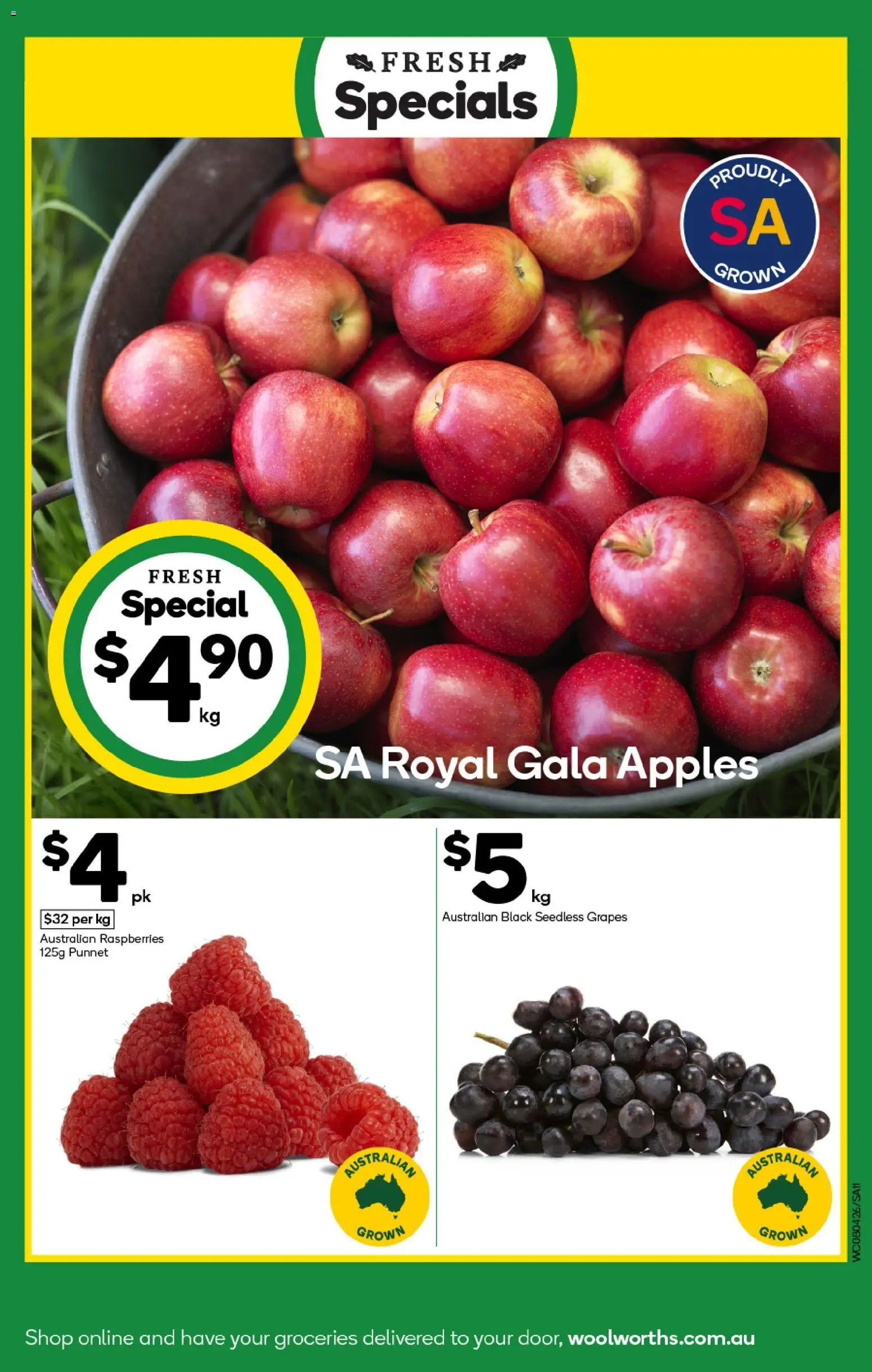 Woolworths catalogue - valid from 08.04.2026 | Page: 11 | Products: Apples, Grapes