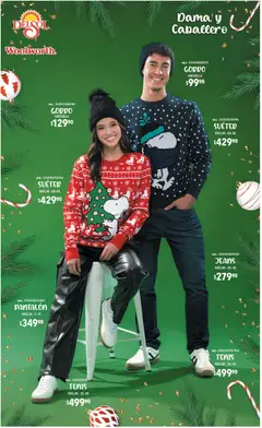 Vista previa de Del Sol y Woolworth catálogo Regalos 2025, nuevo folleto de la tienda, válido en México a partir del 06.11.2025 | Página: 45 | Productos: Suéter, Tenis