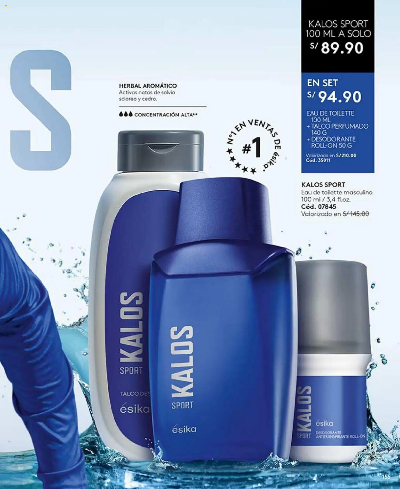 Catálogo Ésika válido desde 04.04.2026 | Página: 167 | Productos: Desodorante, Antitranspirante, EAU de Toilette