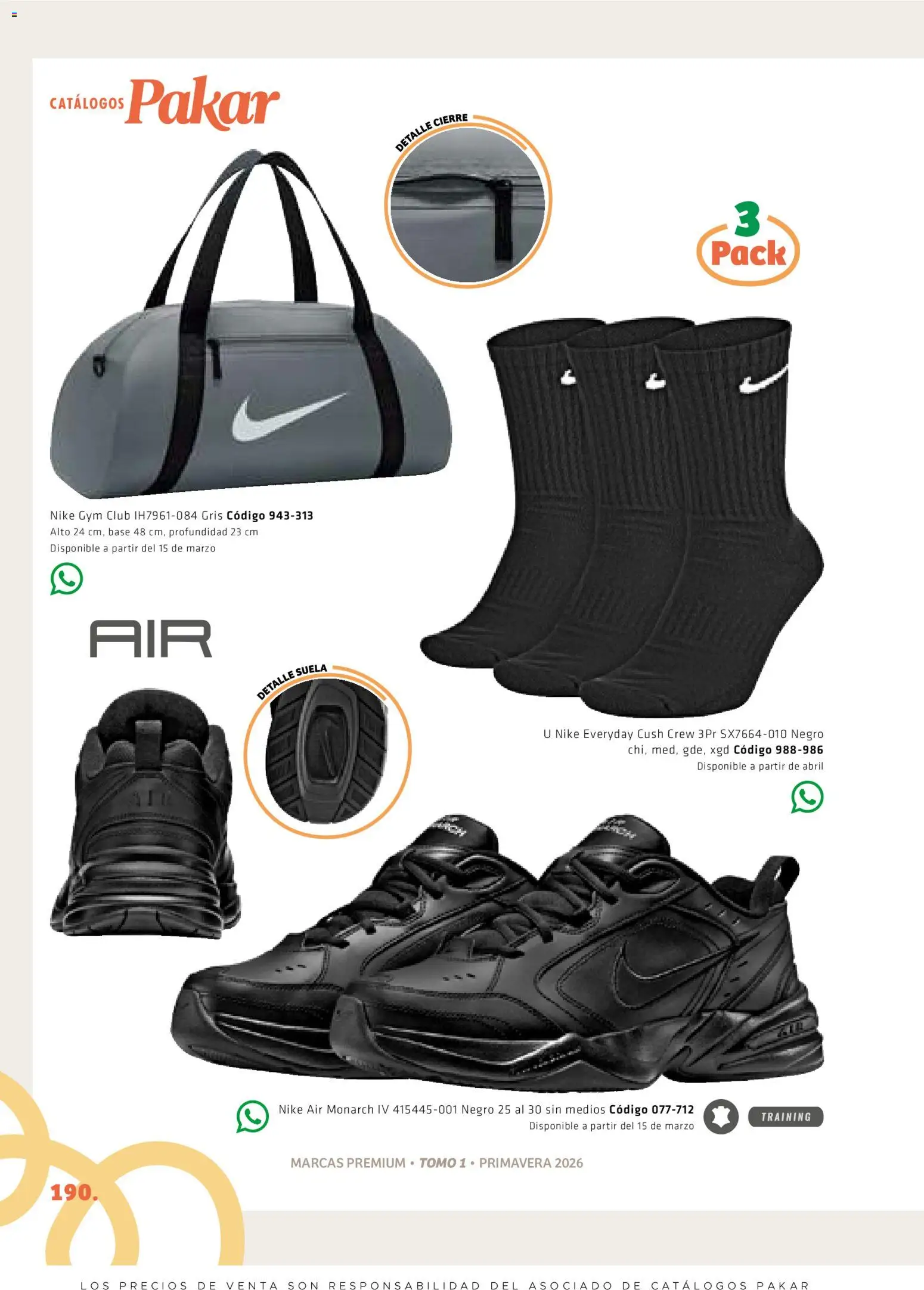 Nuevas ofertas de SC Pakar válidas en toda la República Mexicana desde el 27.02.2026. ¡Encuentra las mejores ofertas en SC Pakar catálogo Premium Men Tomo 1! | Página: 190