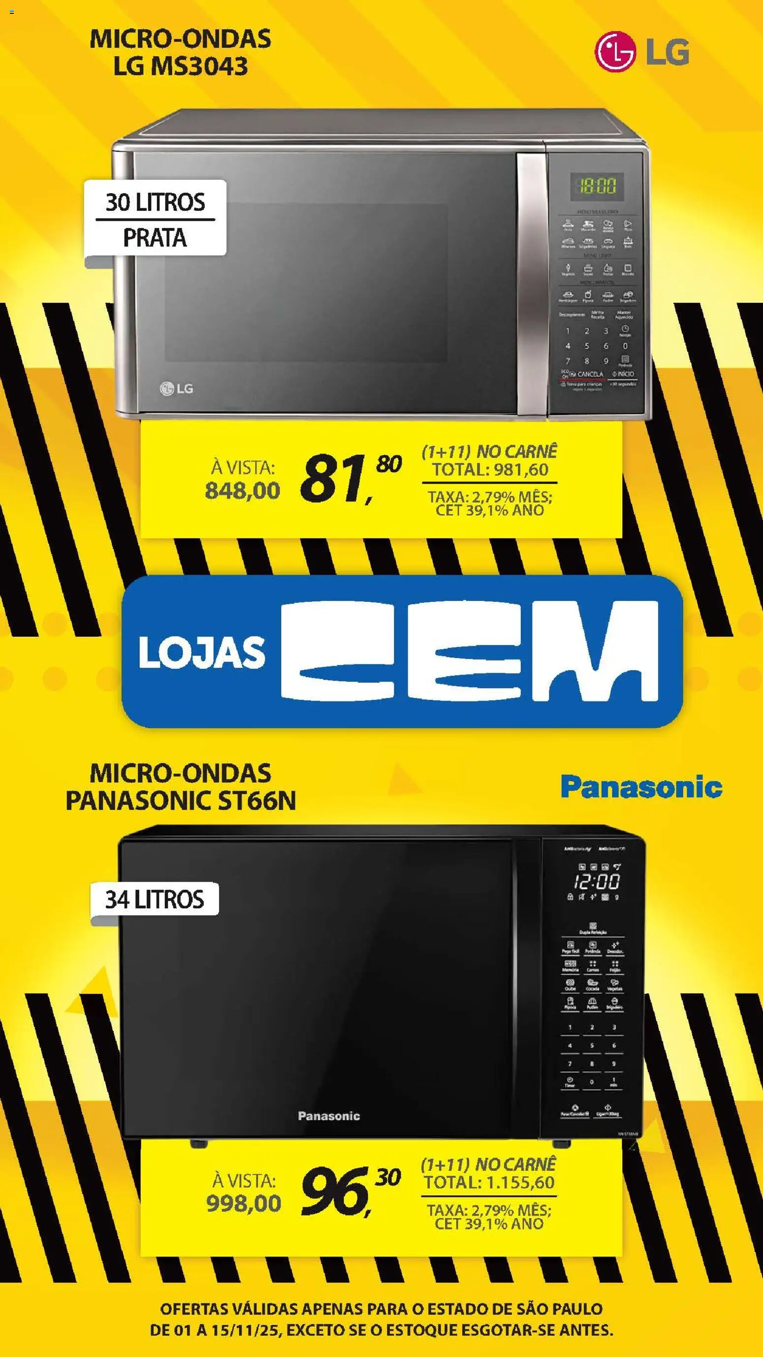 Lojas Cem Folheto - válido de 01.11.2025 | Página: 47