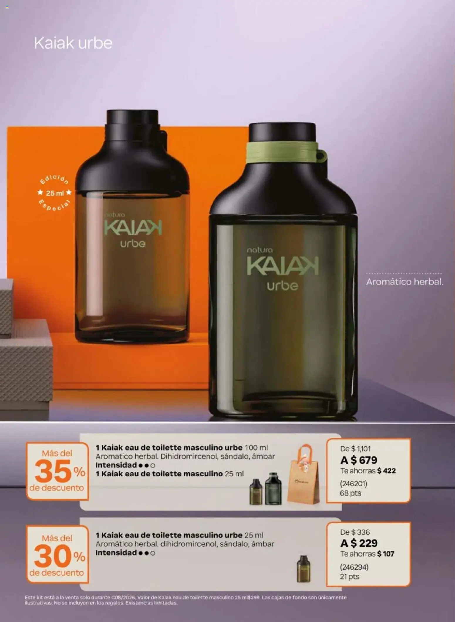 Nuevas ofertas de Natura válidas en toda la República Mexicana desde el 08.05.2026. ¡Encuentra las mejores ofertas en Natura campaña 8 2026! | Página: 16 | Productos: Té, Eau de toilette