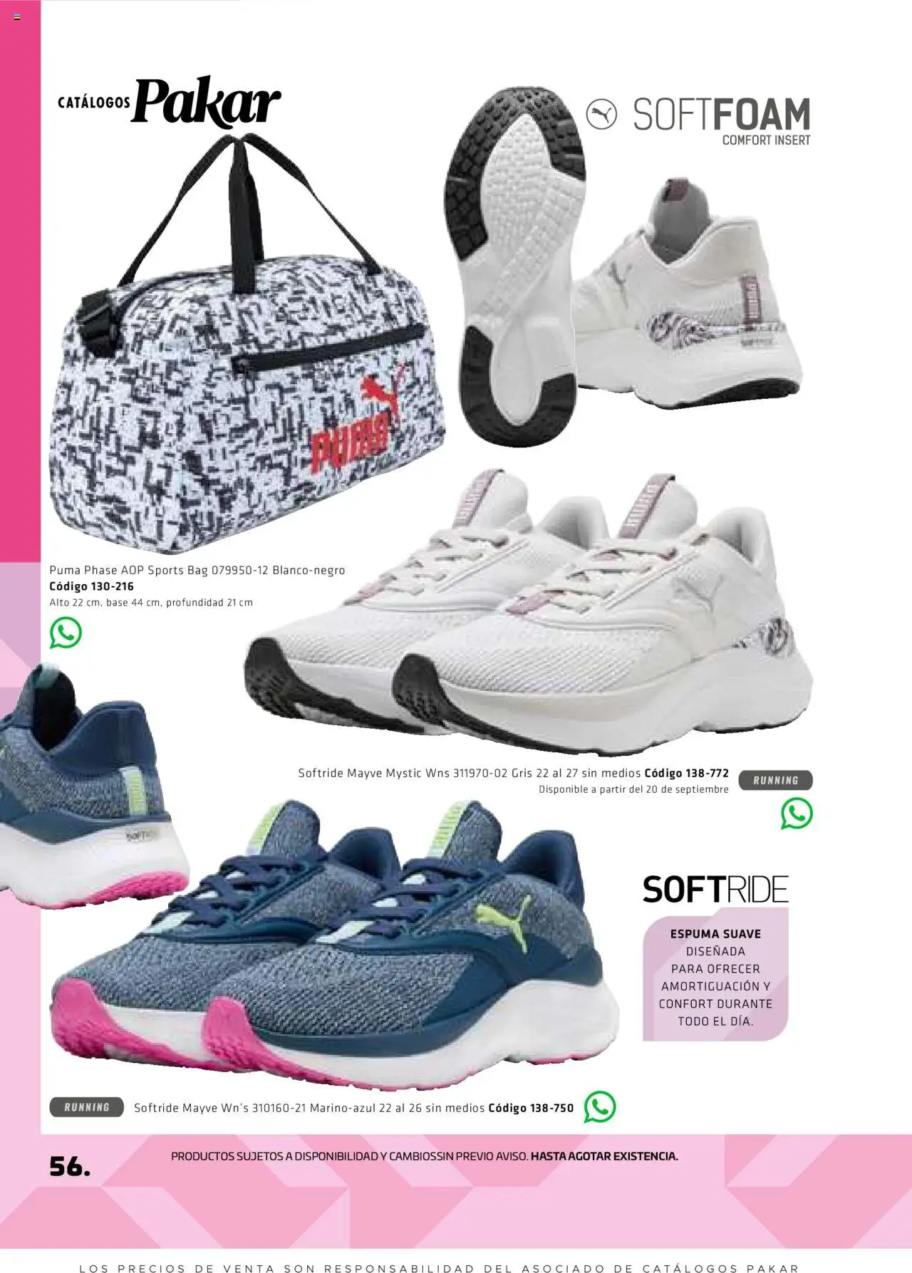 Nuevas ofertas de SC Pakar válidas en toda la República Mexicana desde el 29.08.2025. ¡Encuentra las mejores ofertas en SC Pakar - Catálogo Otoño Women! | Página: 56 | Productos: Espuma