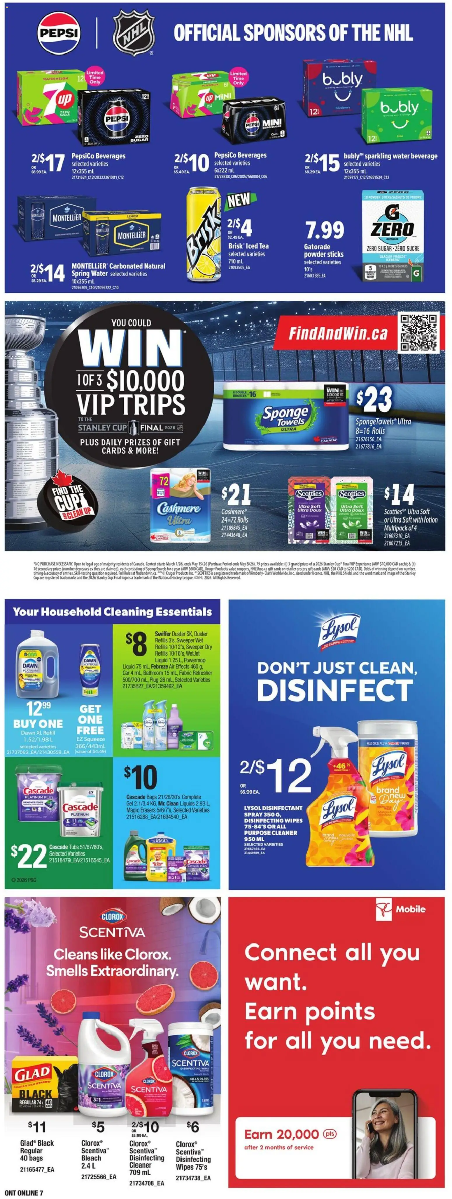Loblaws flyer valid from 23.04.2026 | Page: 23 | Products: Tea, Powder, Sponge