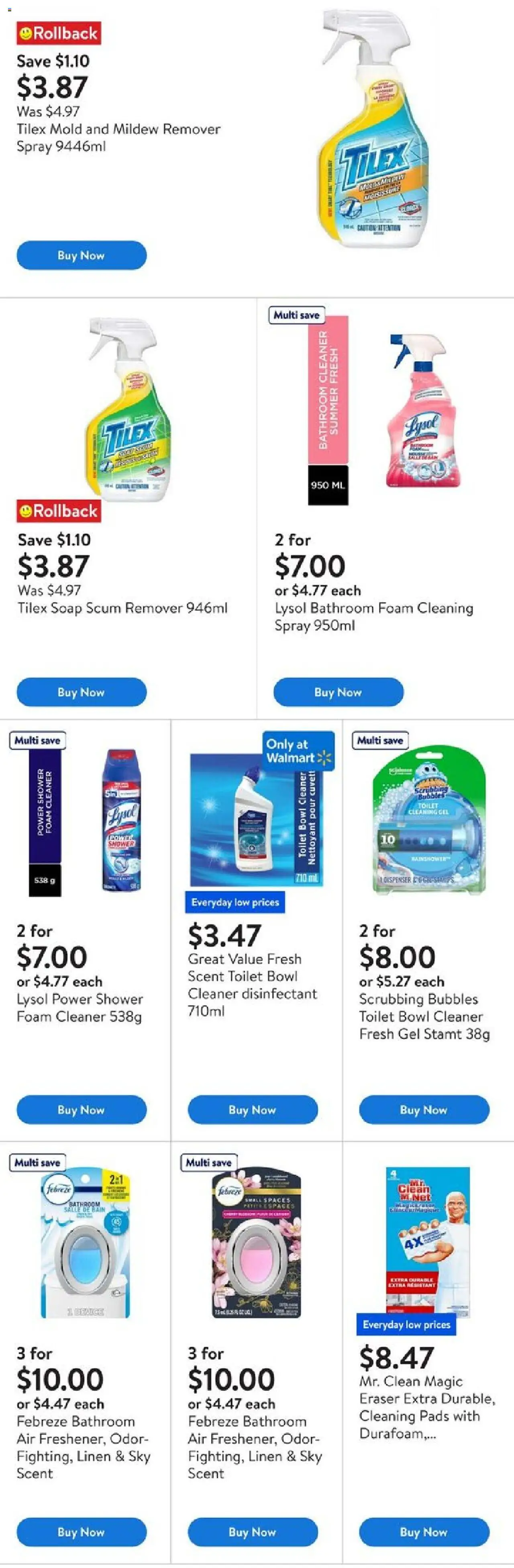 Walmart flyer valid from 11.09.2025 | Page: 3 | Products: Soap, Shower