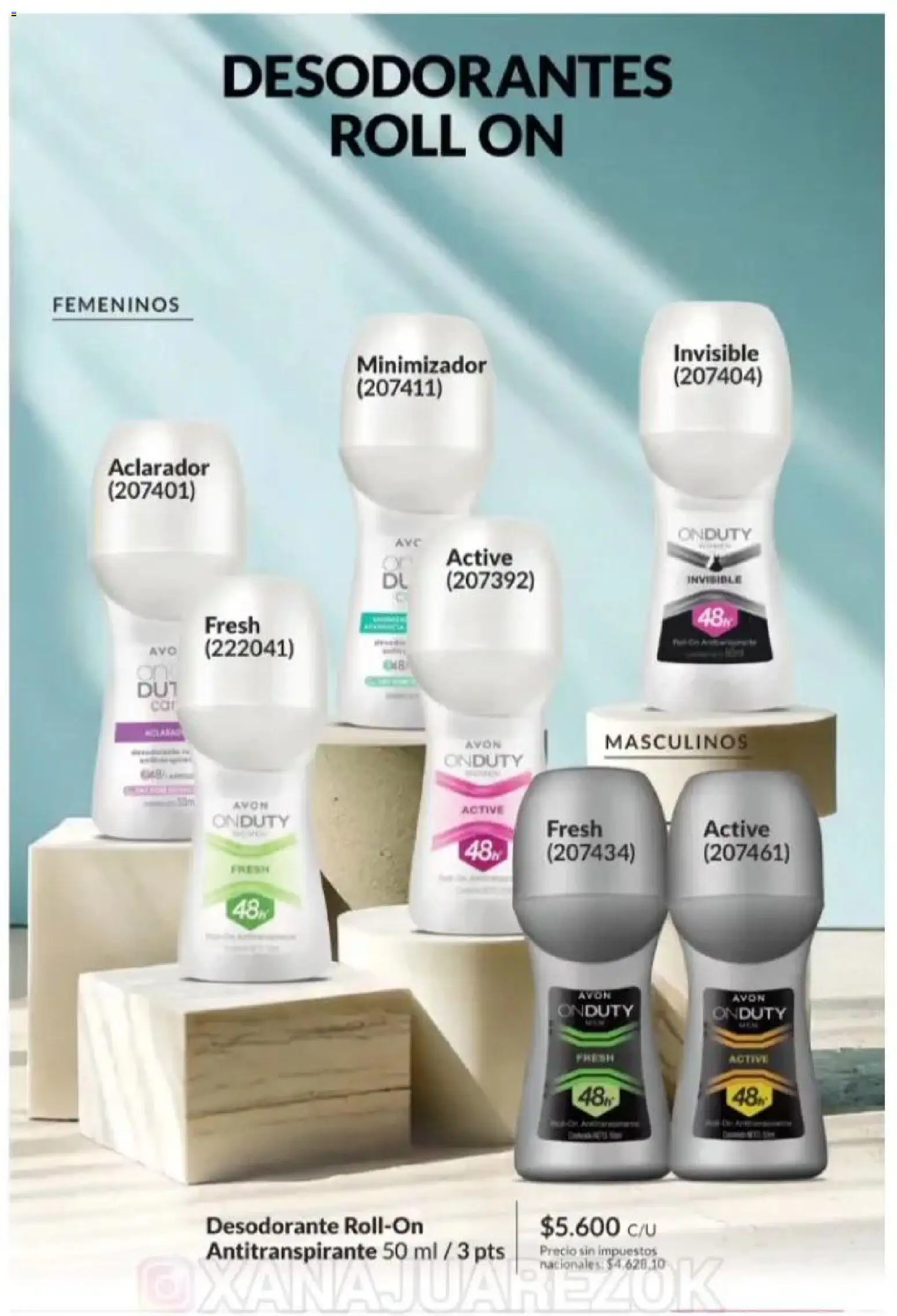 Catálogo AVON Campaña 1/2026 │ válido desde el 01.01.2026 | Página: 146 | Productos: Desodorante, Antitranspirante