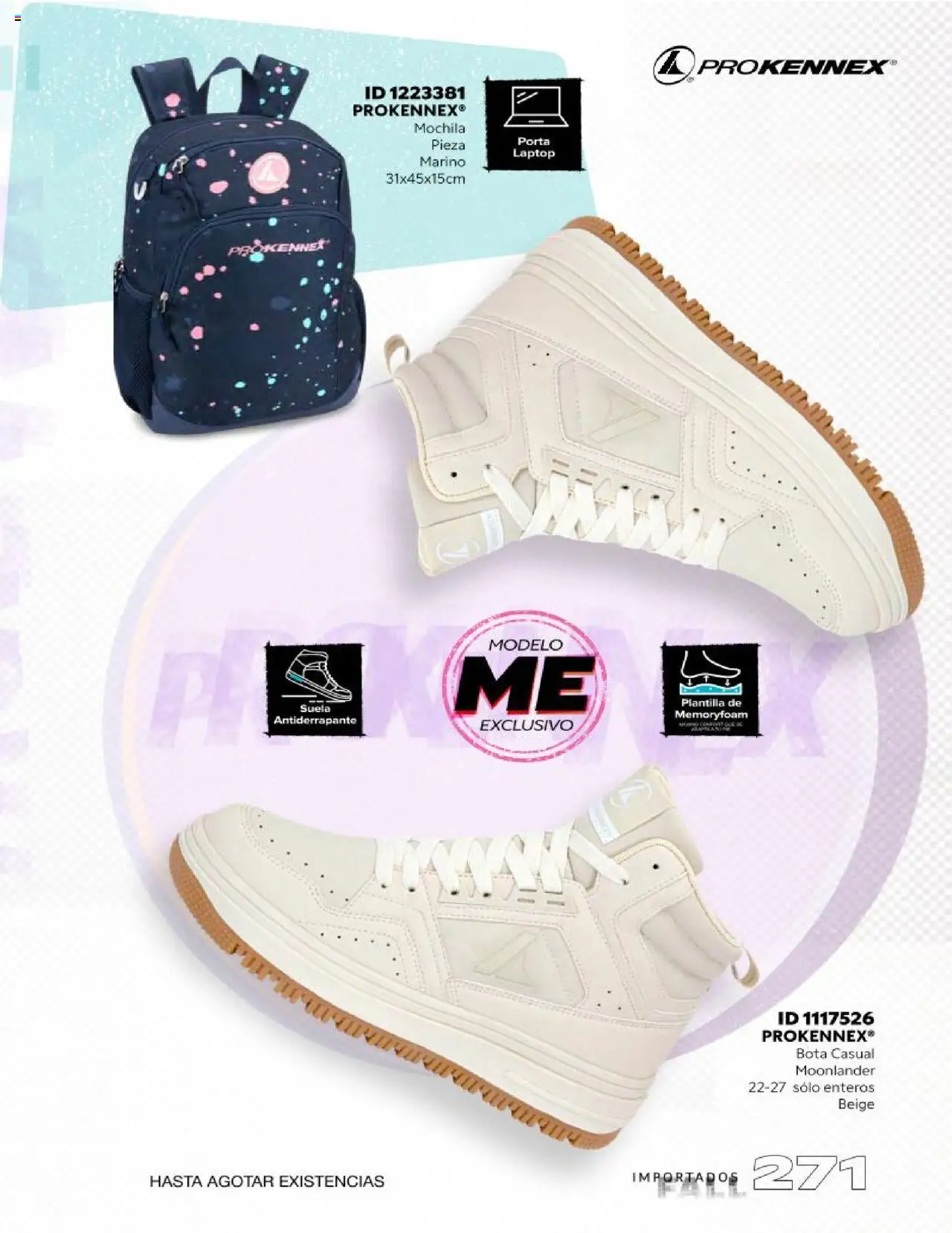 Nuevas ofertas de Price Shoes válidas en toda la República Mexicana desde el 18.10.2025. ¡Encuentra las mejores ofertas en Price Shoes catálogo Fall Importados segunda! | Página: 271 | Productos: Mochila