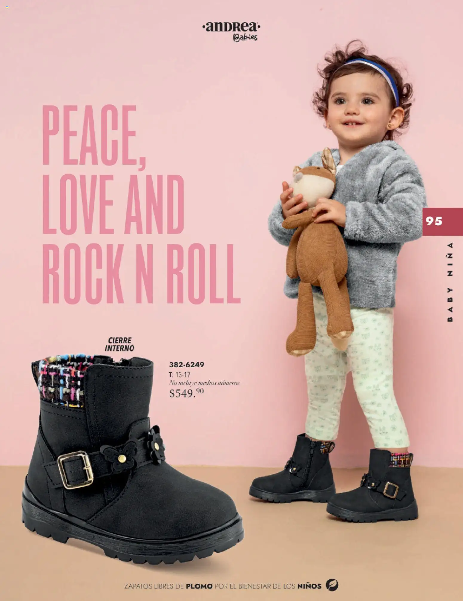 Nuevas ofertas de Andrea válidas en toda la República Mexicana desde el 26.11.2025. ¡Encuentra las mejores ofertas en Andrea catálogo Infantil Baby otoño 2025! | Página: 7 | Productos: Zapatos