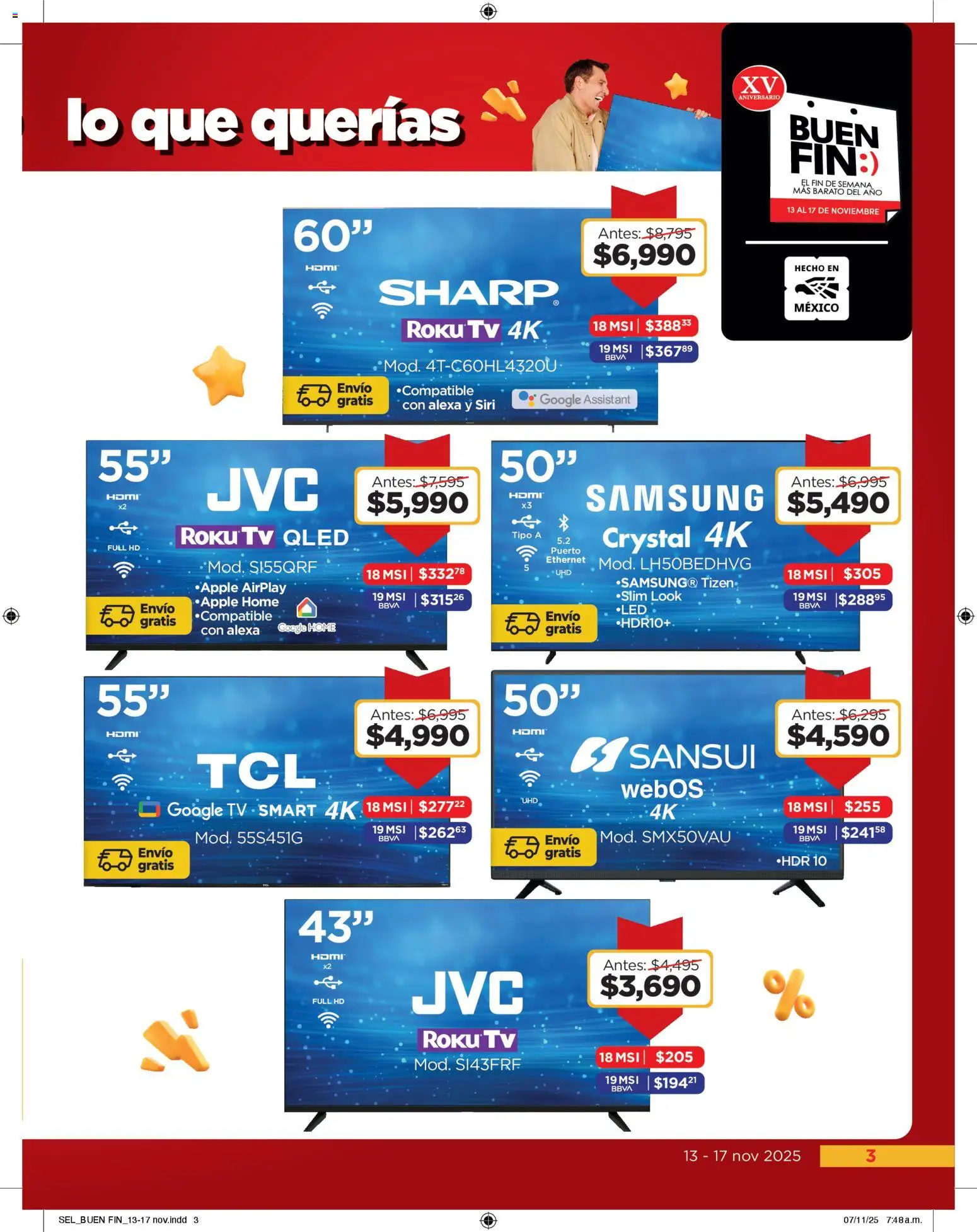 Nuevas ofertas de Chedraui válidas en toda la República Mexicana desde el 13.11.2025. ¡Encuentra las mejores ofertas en Chedraui Buen Fin! | Página: 3