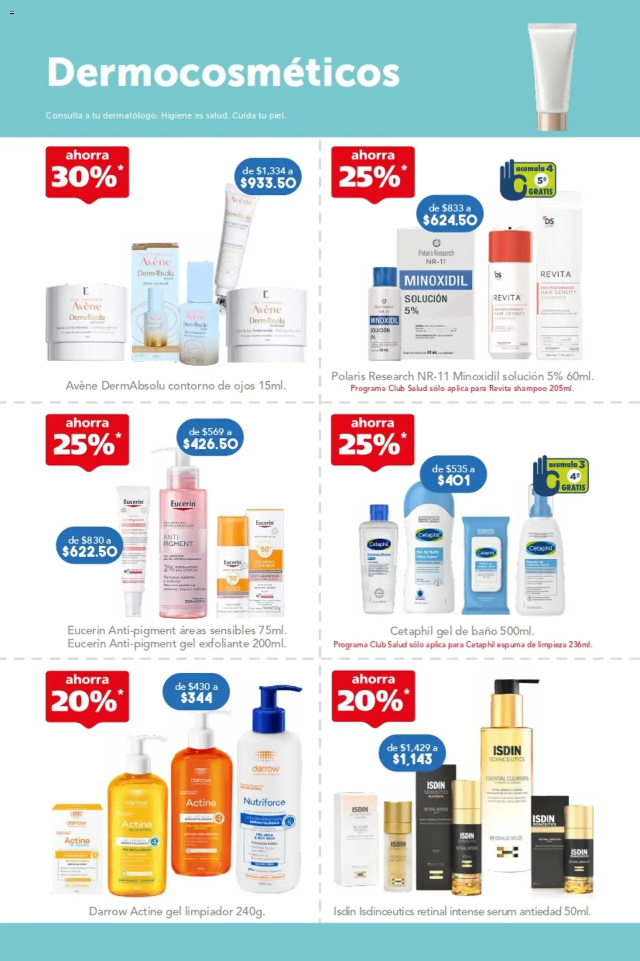 Nuevas ofertas de Farmacia San Pablo válidas en toda la República Mexicana desde el 28.09.2025. ¡Encuentra las mejores ofertas en Farmacia San Pablo catálogo! | Página: 12 | Productos: Contorno de ojos, Serum, Loción, Espuma