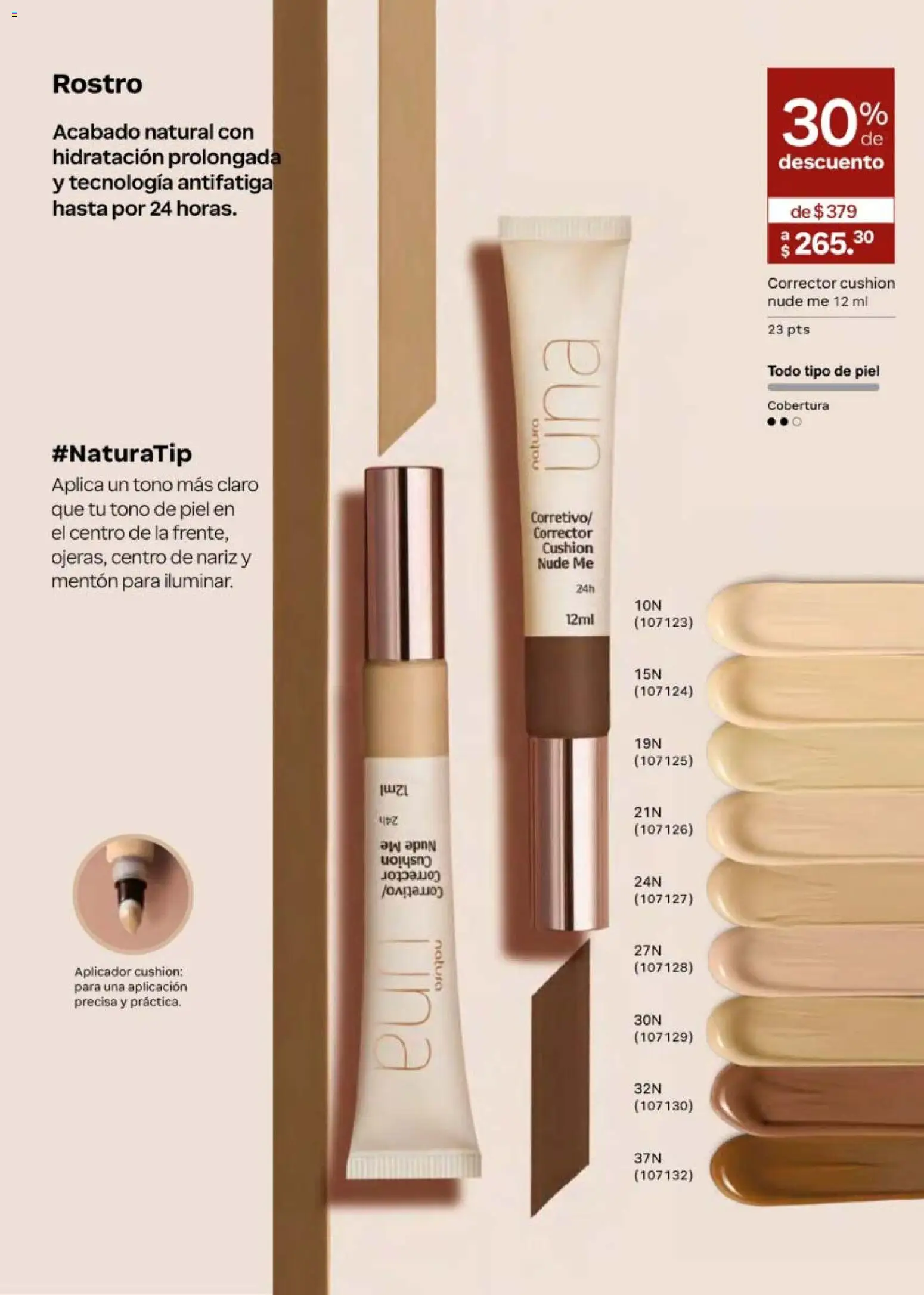 Nuevas ofertas de Natura válidas en toda la República Mexicana desde el 24.04.2026. ¡Encuentra las mejores ofertas en Natura campaña 7 2026! | Página: 56 | Productos: Corrector