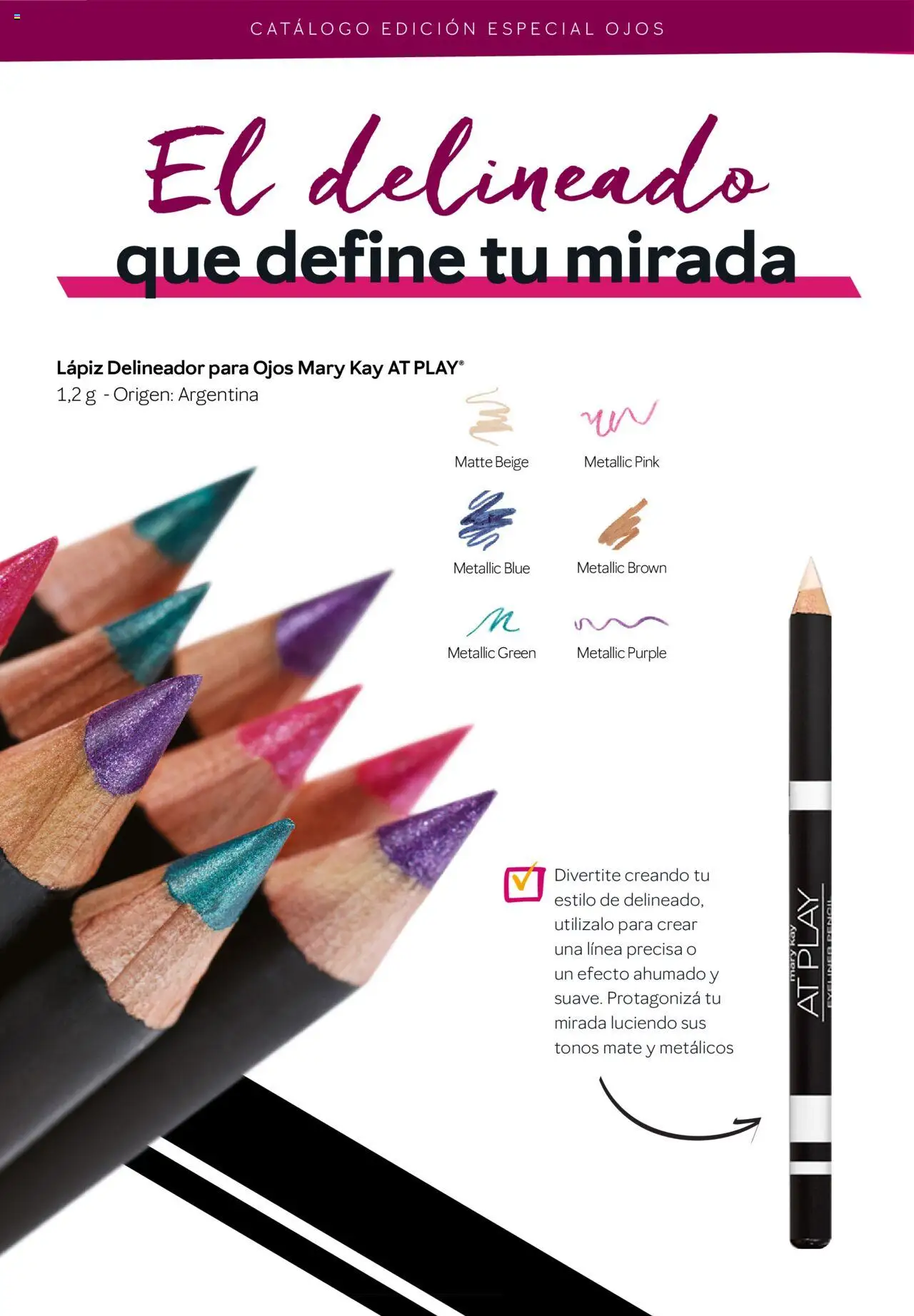 Mary Kay - Catálogo Mirada a tu manera │ válido desde el 01.10.2025 | Página: 22 | Productos: Mate, Delineador